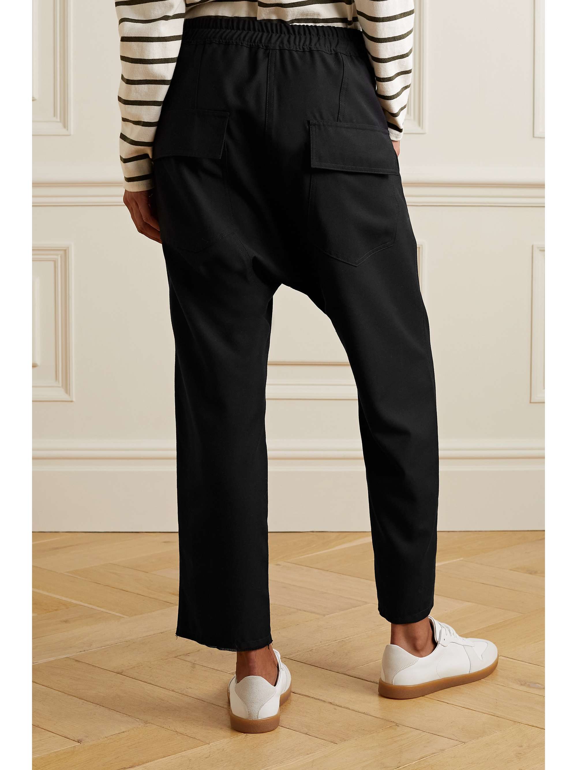 NILI LOTAN Aida wool-blend twill pants