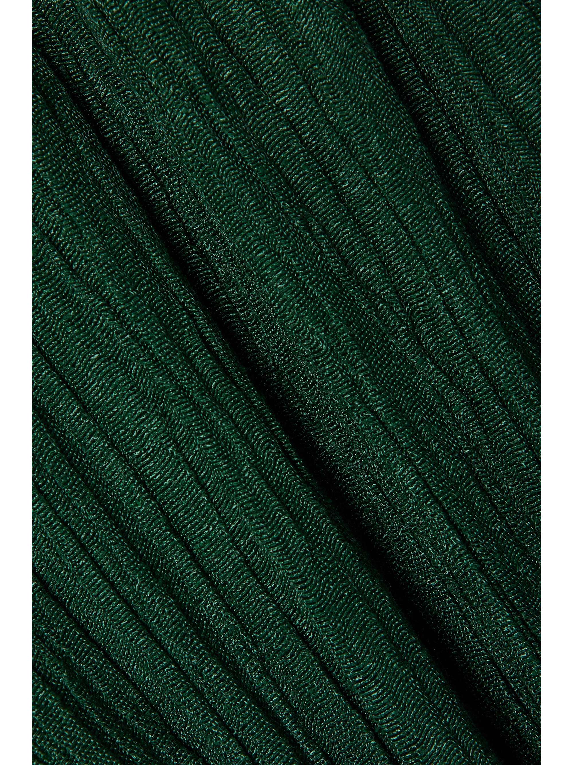 SAVANNAH MORROW + NET SUSTAIN Mahria Maxikleid aus einer Mischung aus Ahimsa-Seide und Bambus in Knitteroptik mit Bindegürtel