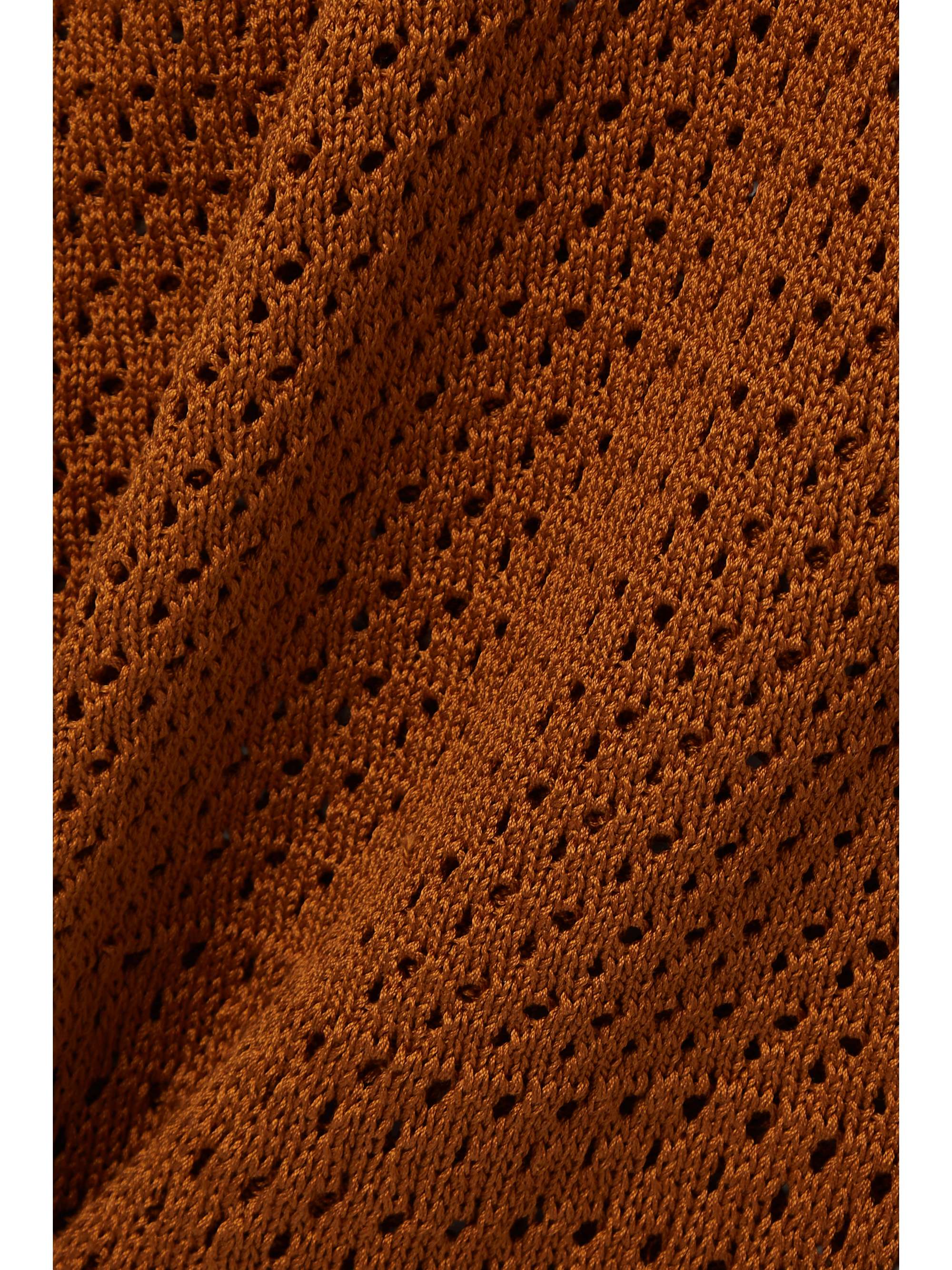 SAVANNAH MORROW THE LABEL + NET SUSTAIN Tiva open-back crocheted Pima cotton maxi dress