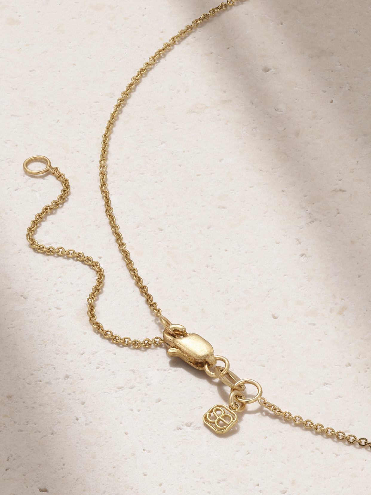 Sydney Evan Starfish 14-karat Gold Diamond Necklace In Gold