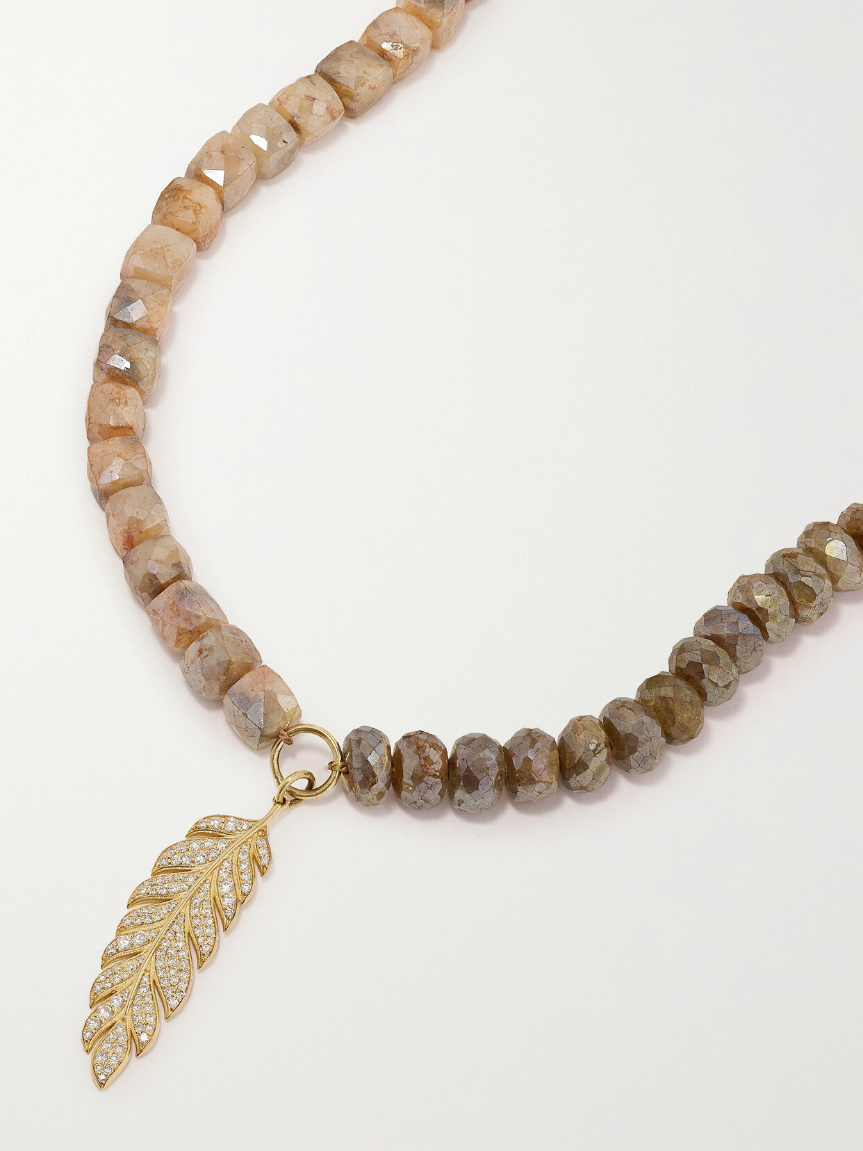 Sydney Evan 14-karat  Multi-stone Necklace