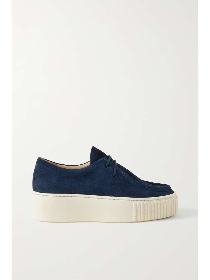 Gabriela Hearst Fontaina Suede Platform Sneakers
