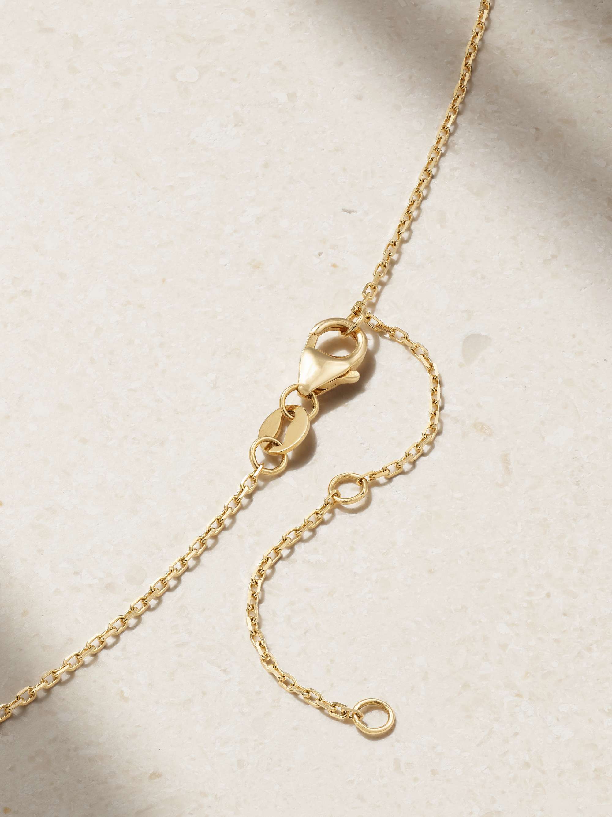 FOUNDRAE 18-karat gold diamond necklace