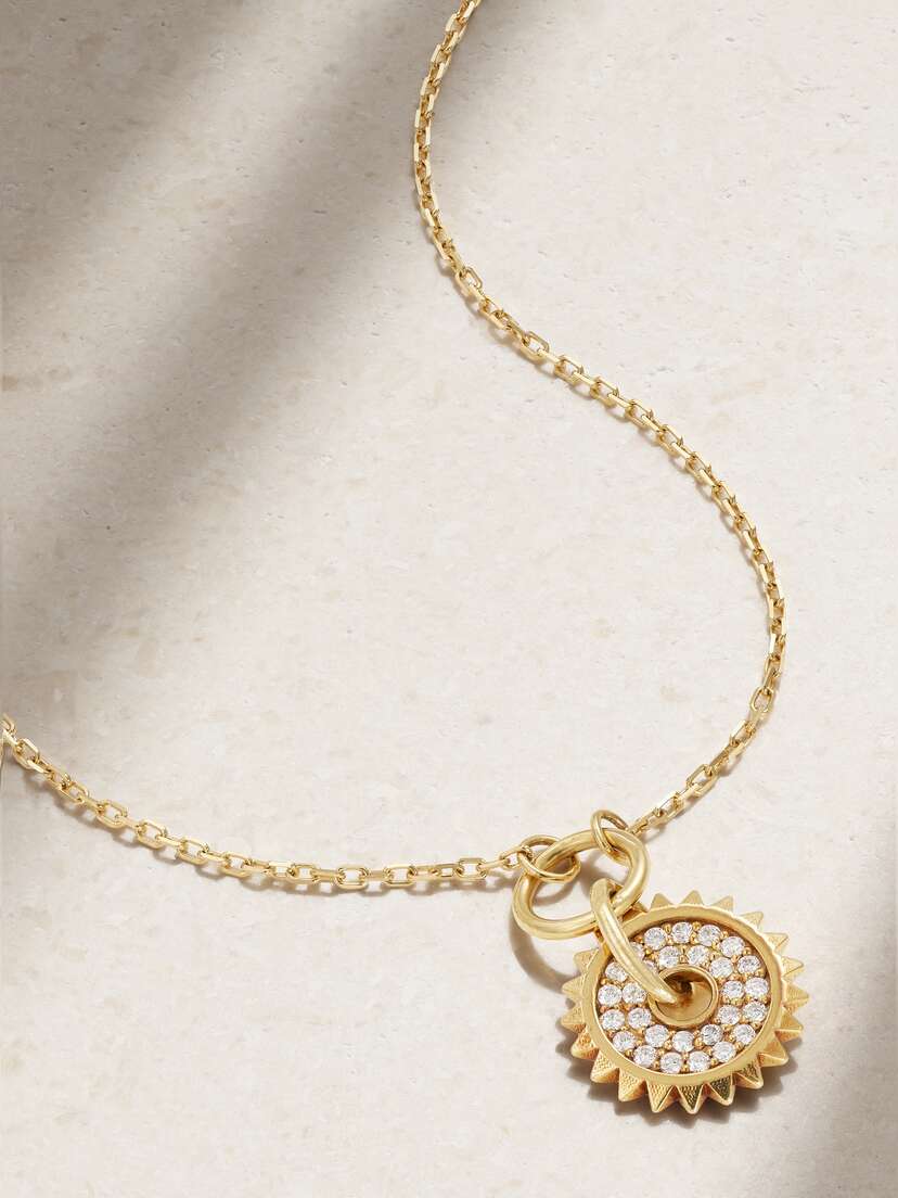 Foundrae 18-karat Gold Diamond Necklace
