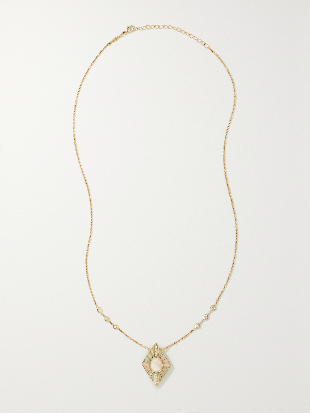Jacquie Aiche - 14-karat Gold Multi-stone Necklace - one size 22 Awaiting product image