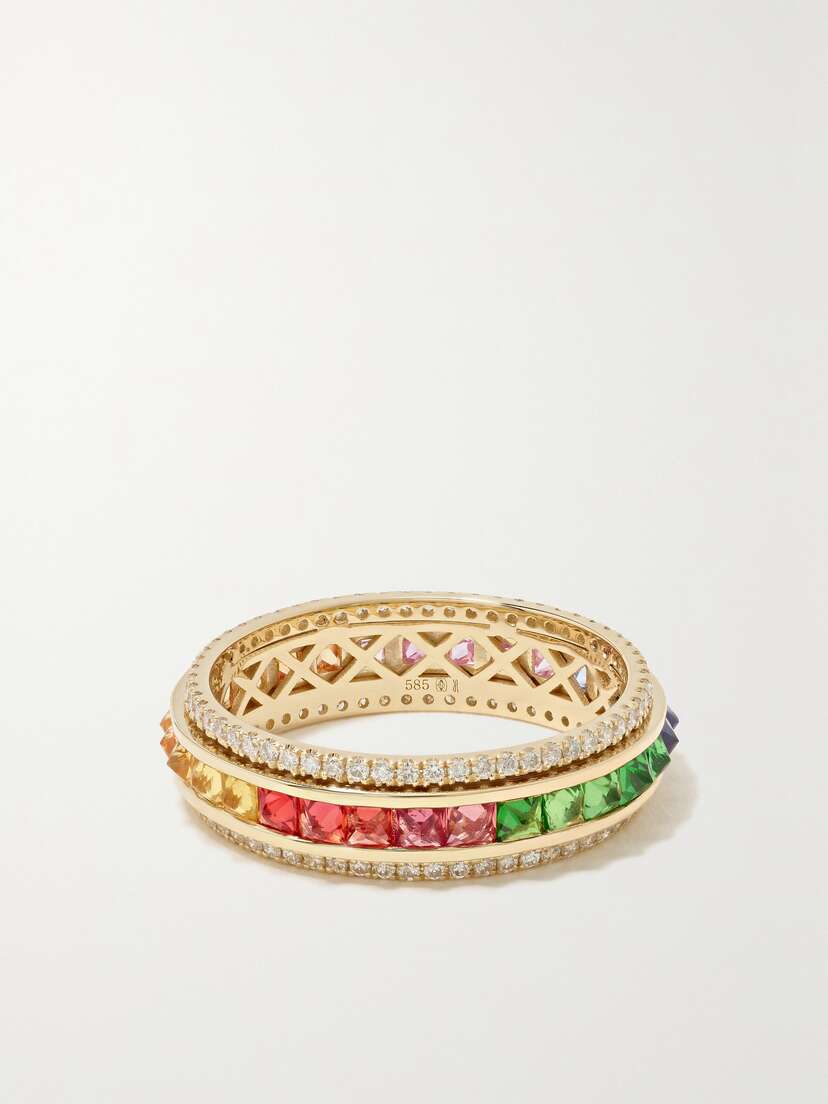 Jacquie Aiche 14-karat , Sapphire And Diamond Ring