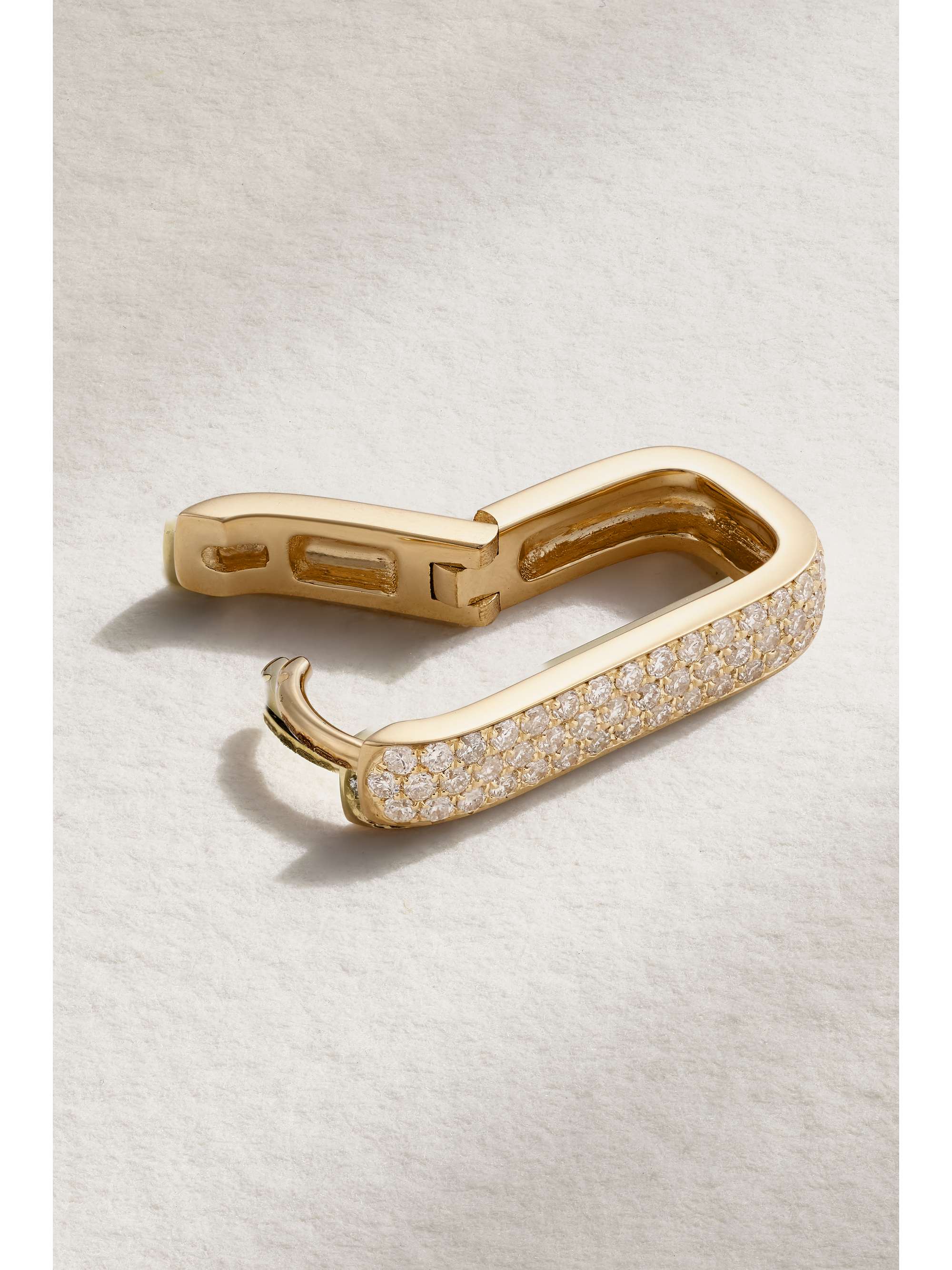 JACQUIE AICHE Mini 14K 黄金钻石单只耳环