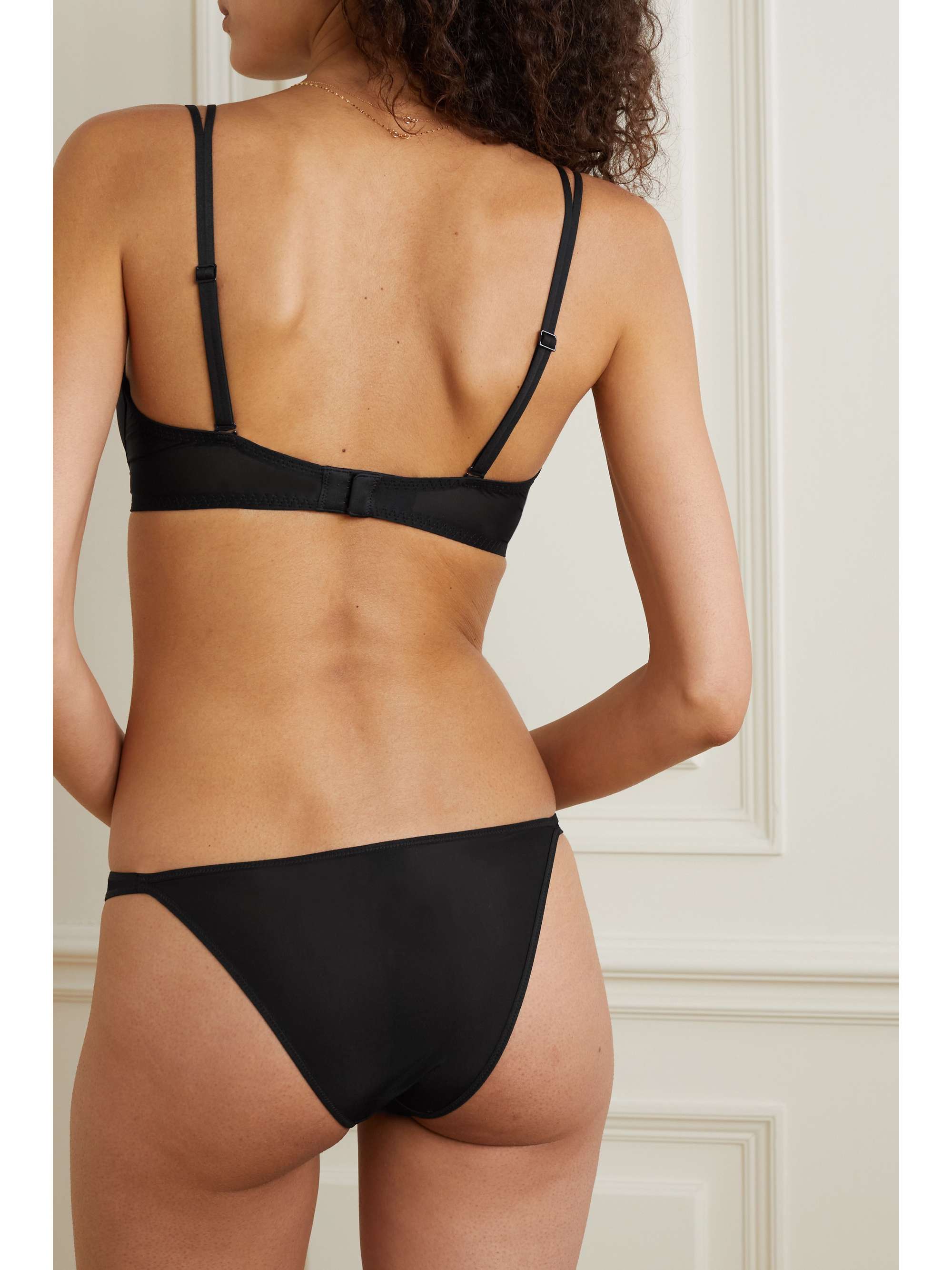 CALVIN KLEIN UNDERWEAR Sheer Marquisette stretch-tulle briefs