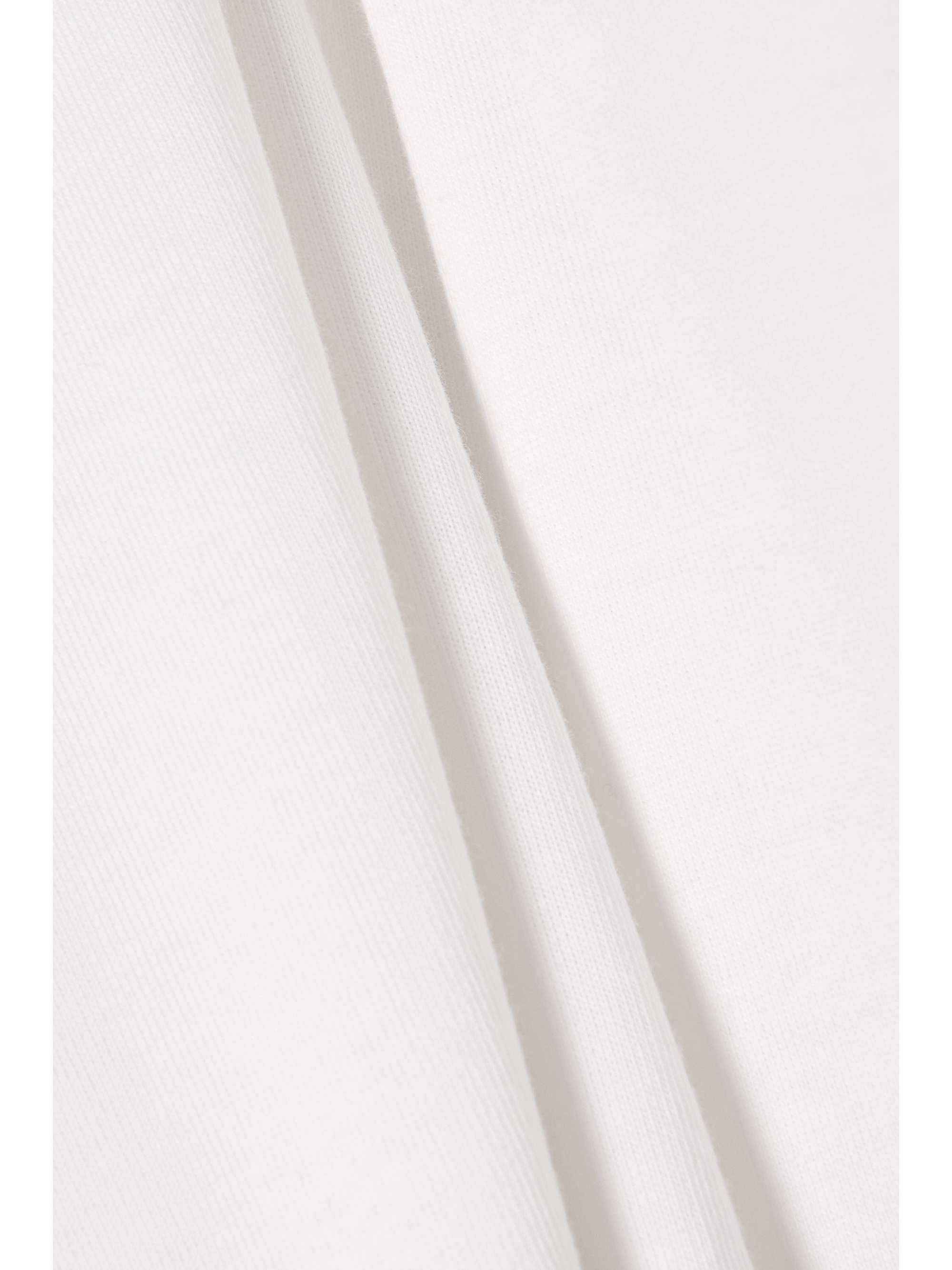 BASSIKE + NET SUSTAIN cutout organic cotton-jersey T-shirt