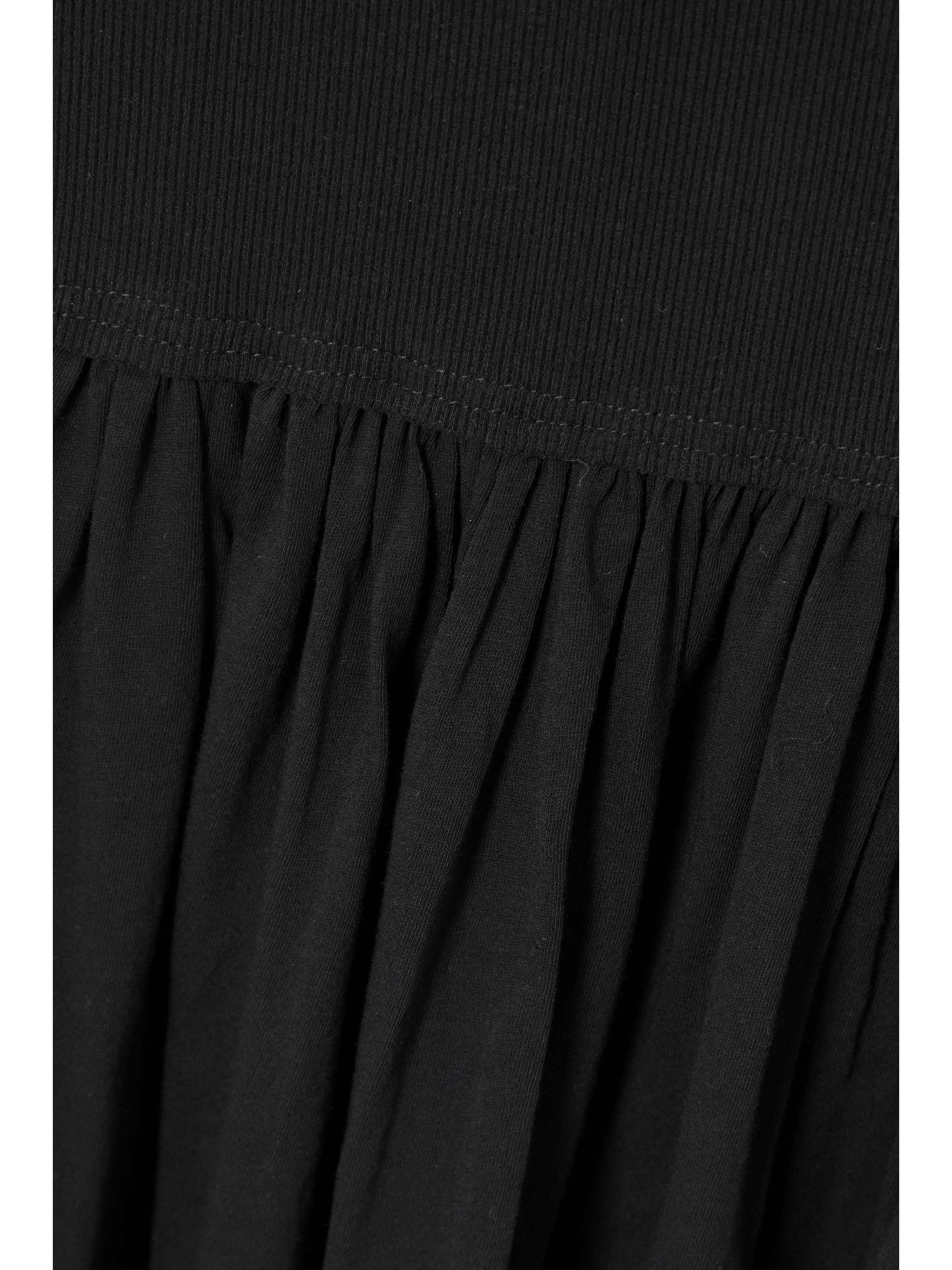 BASSIKE + NET SUSTAIN open-back paneled organic-cotton jersey maxi dress