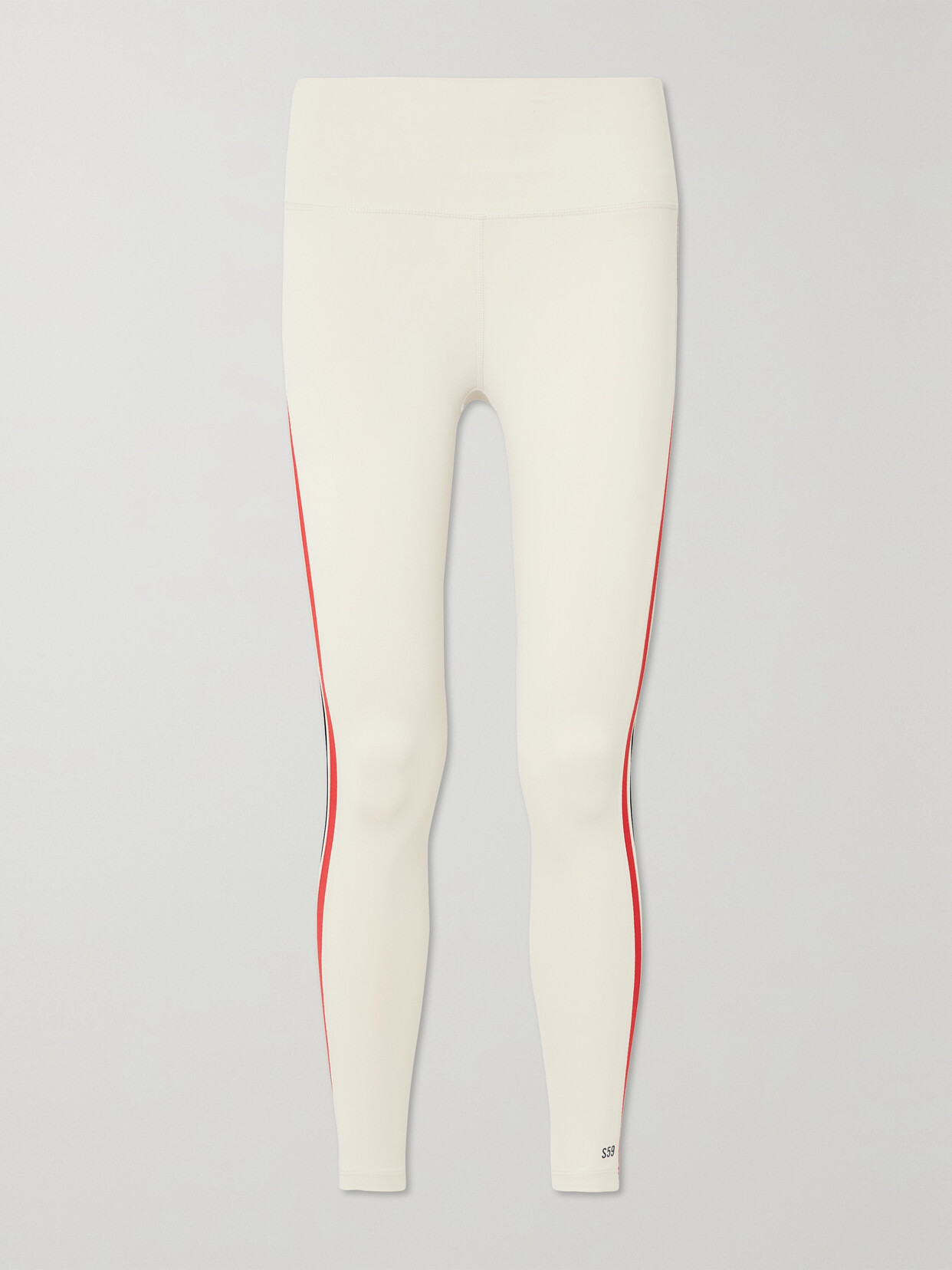 Splits59 - Bianca Techflex Striped Stretch Recycled Leggings - White 22 Awaiting product image