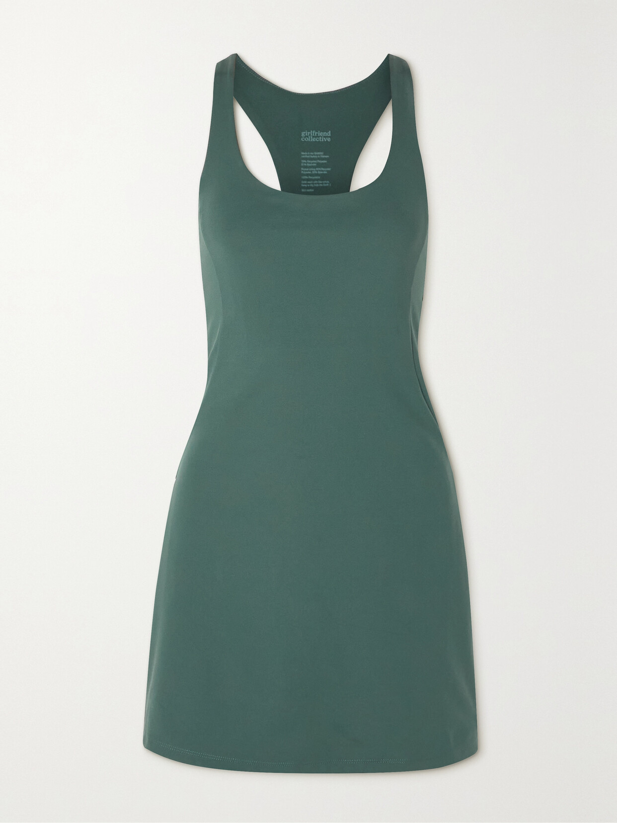 GIRLFRIEND COLLECTIVE + NET SUSTAIN PALOMA RECYCLED STRETCH-JERSEY TENNIS DRESS