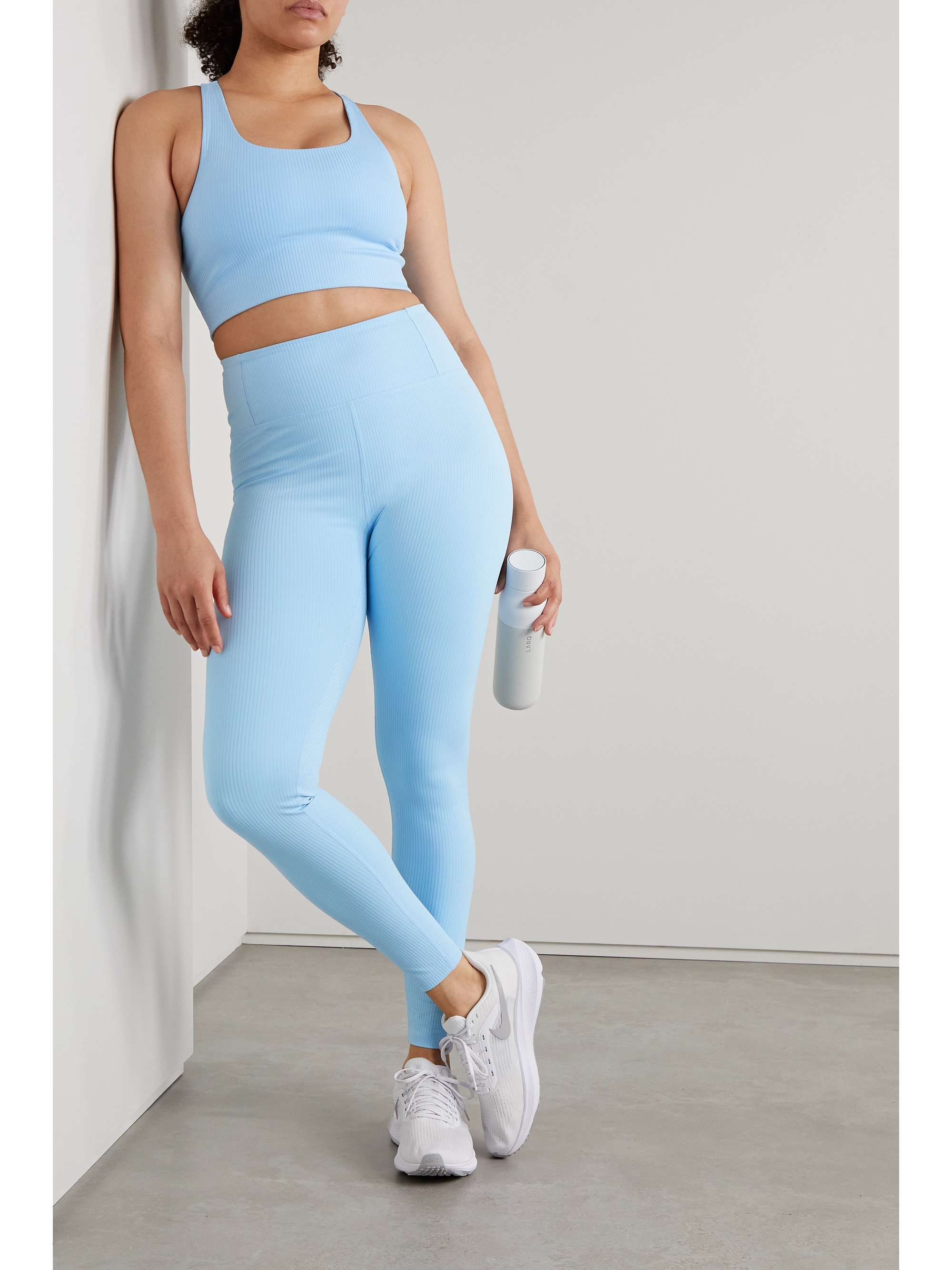 GIRLFRIEND COLLECTIVE + NET SUSTAIN ribbed stretch recycled leggings