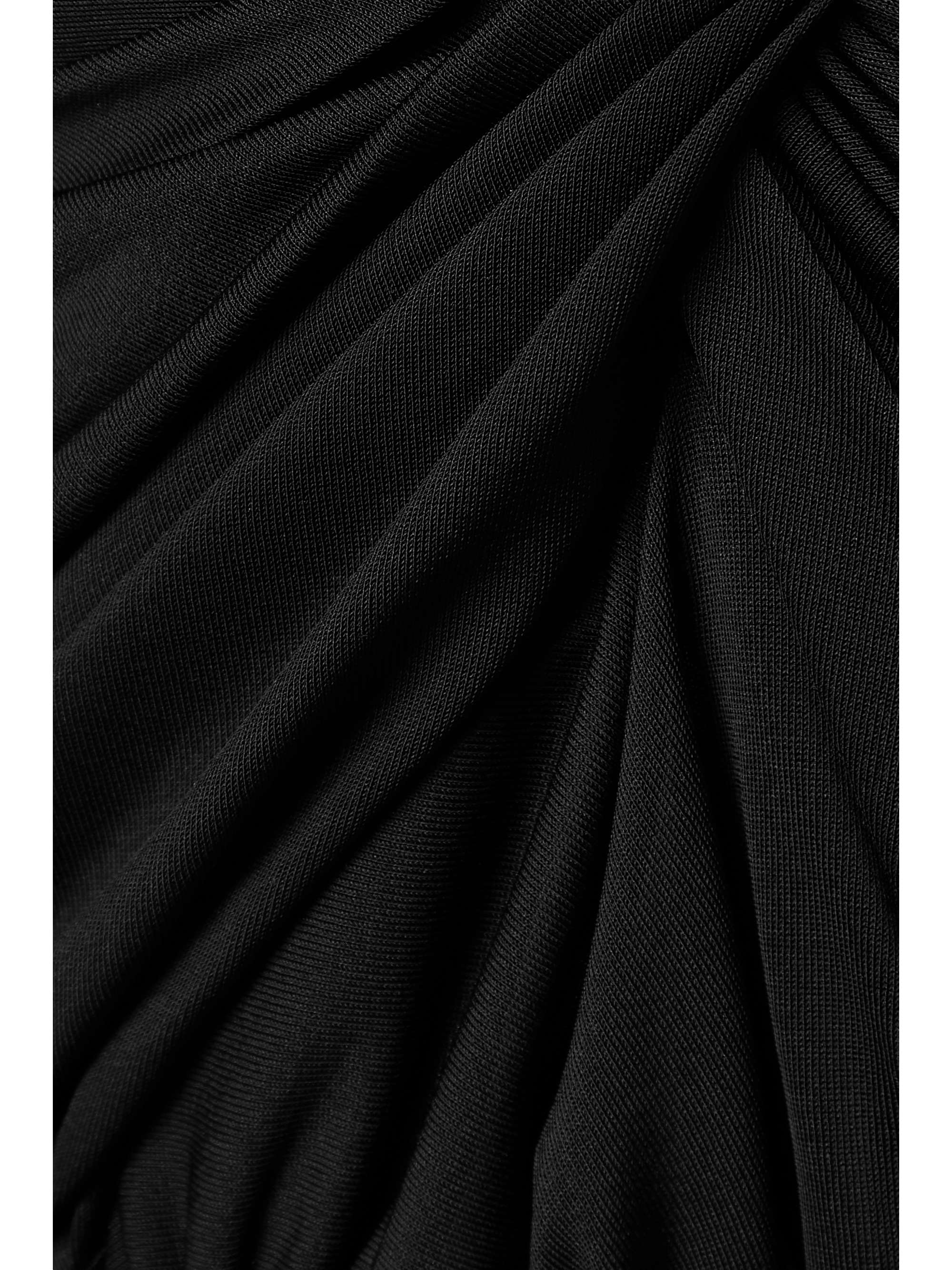 BRANDON MAXWELL Off-the-shoulder draped jersey maxi dress