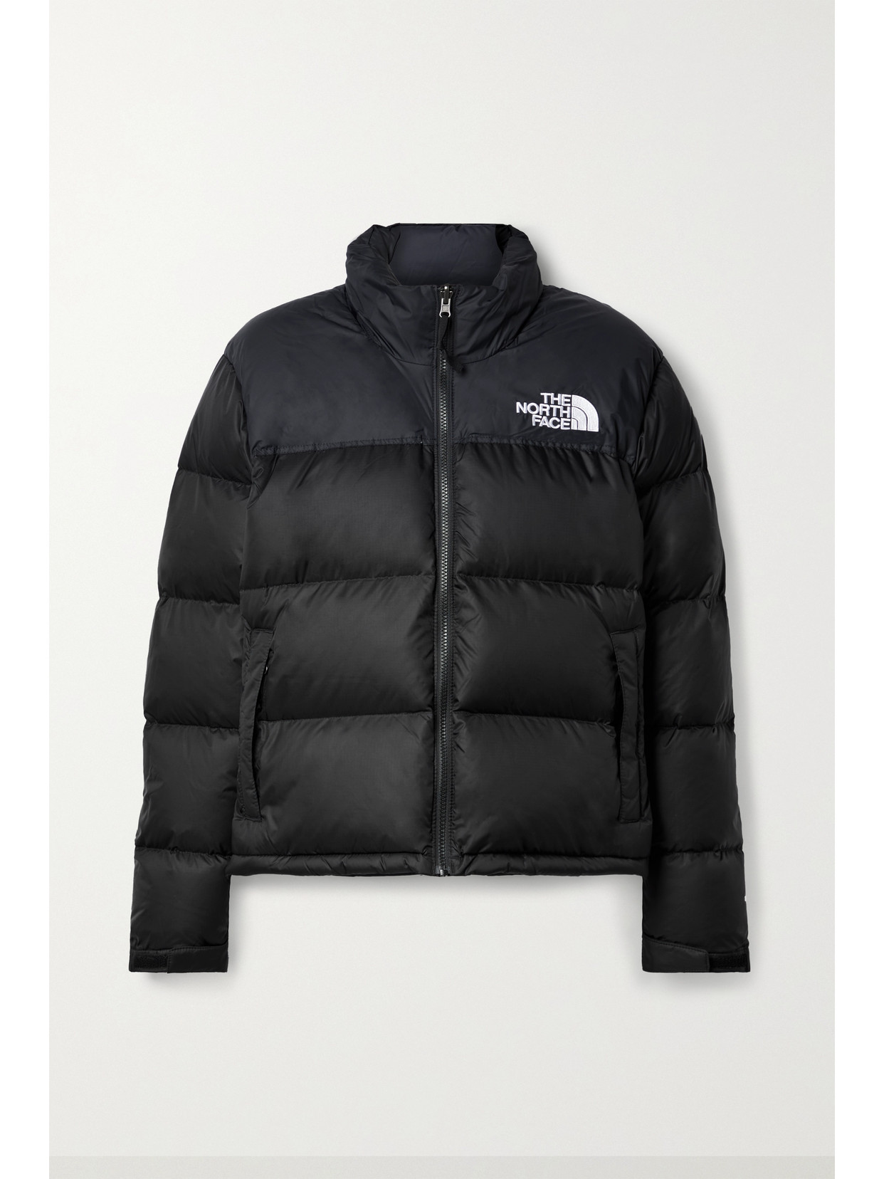 The North Face 1996 Retro Nuptse Hooded Quilted Shell Down Jacket In Black