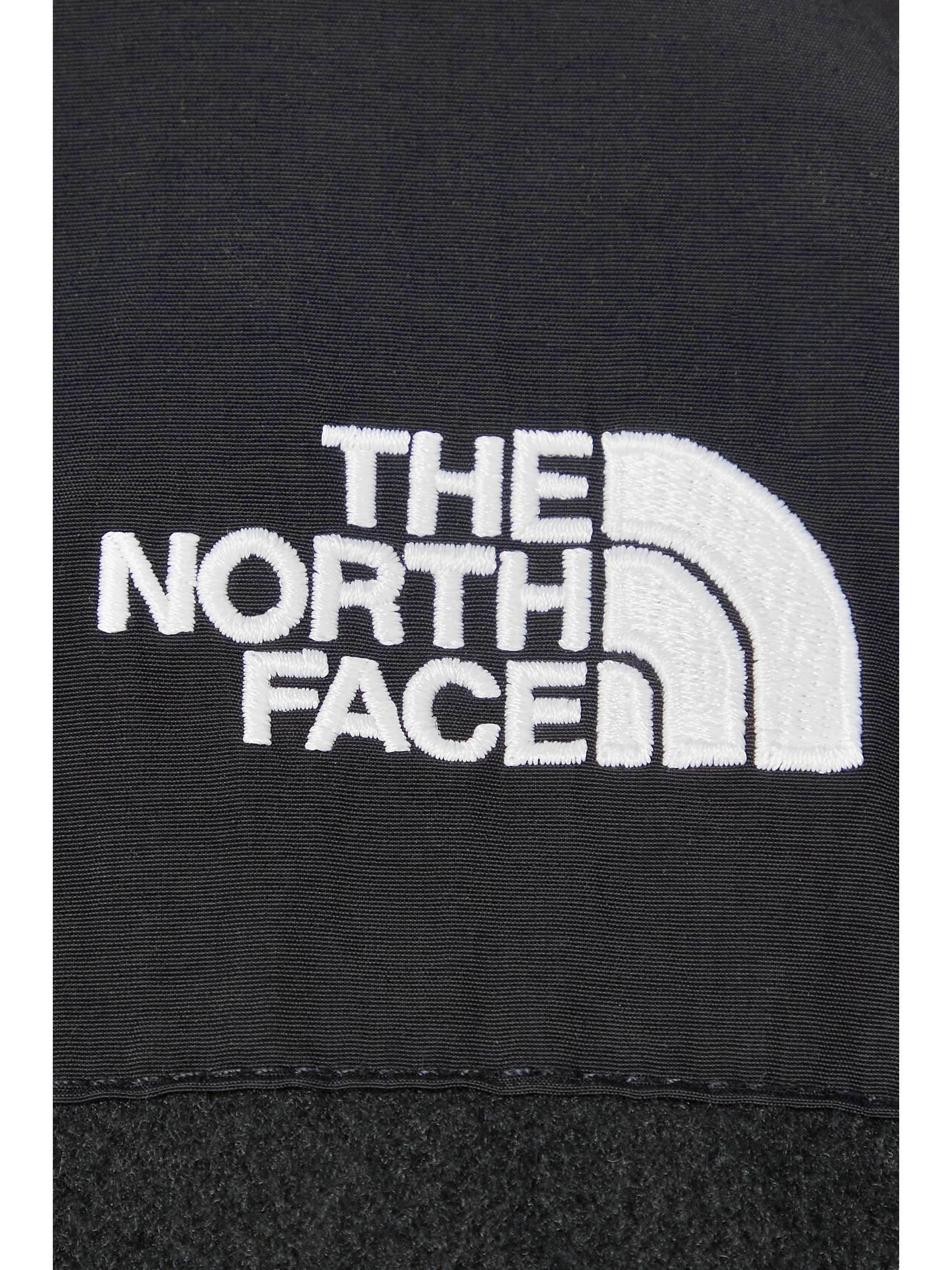 Black Denali paneled recycled fleece 