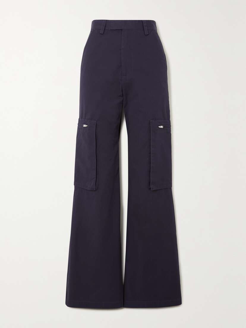 AMIRI Cotton-blend Twill Wide-leg Cargo Pants