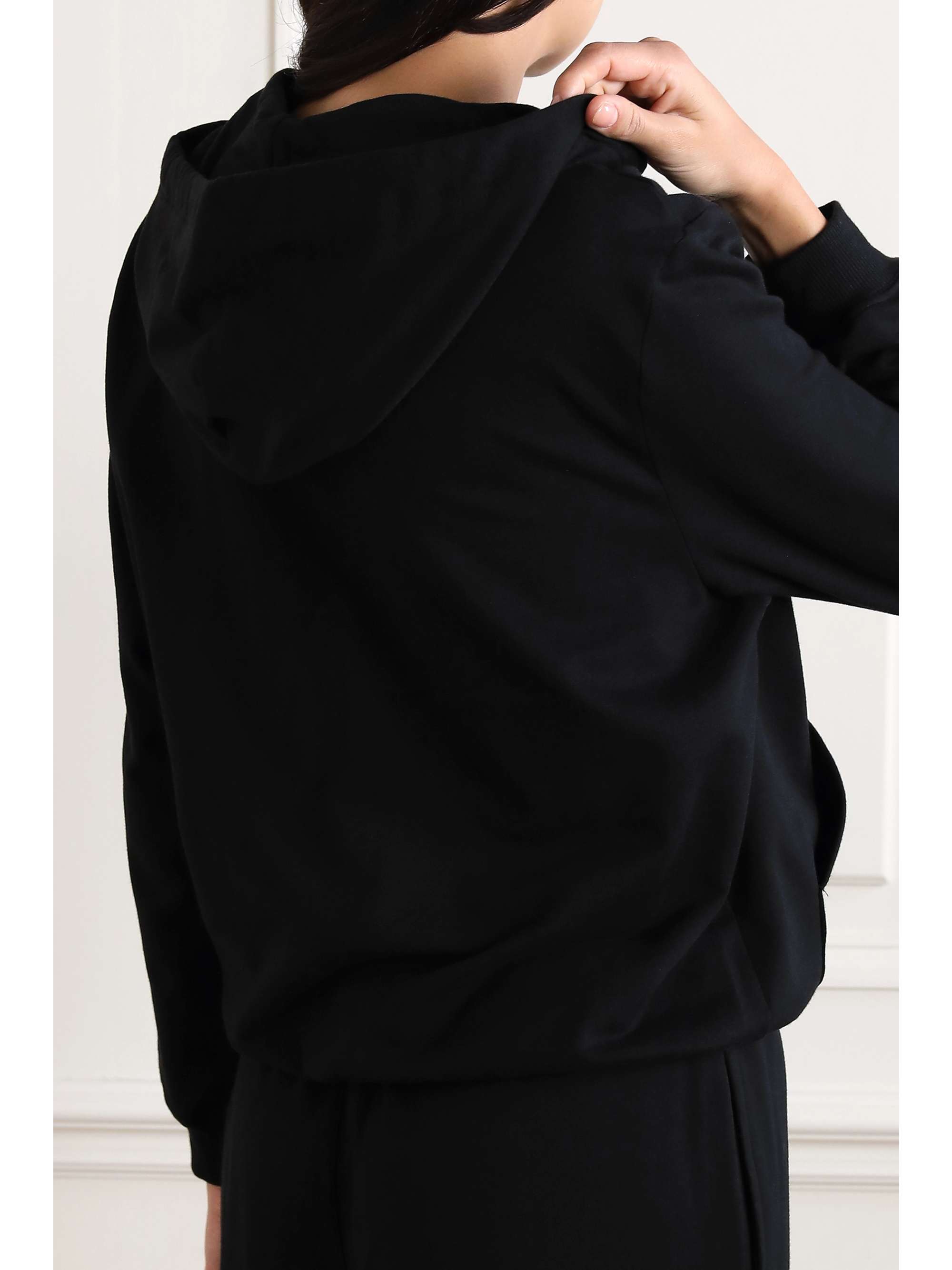 CALVIN KLEIN Reimagined Heritage embroidered cotton-blend jersey hoodie