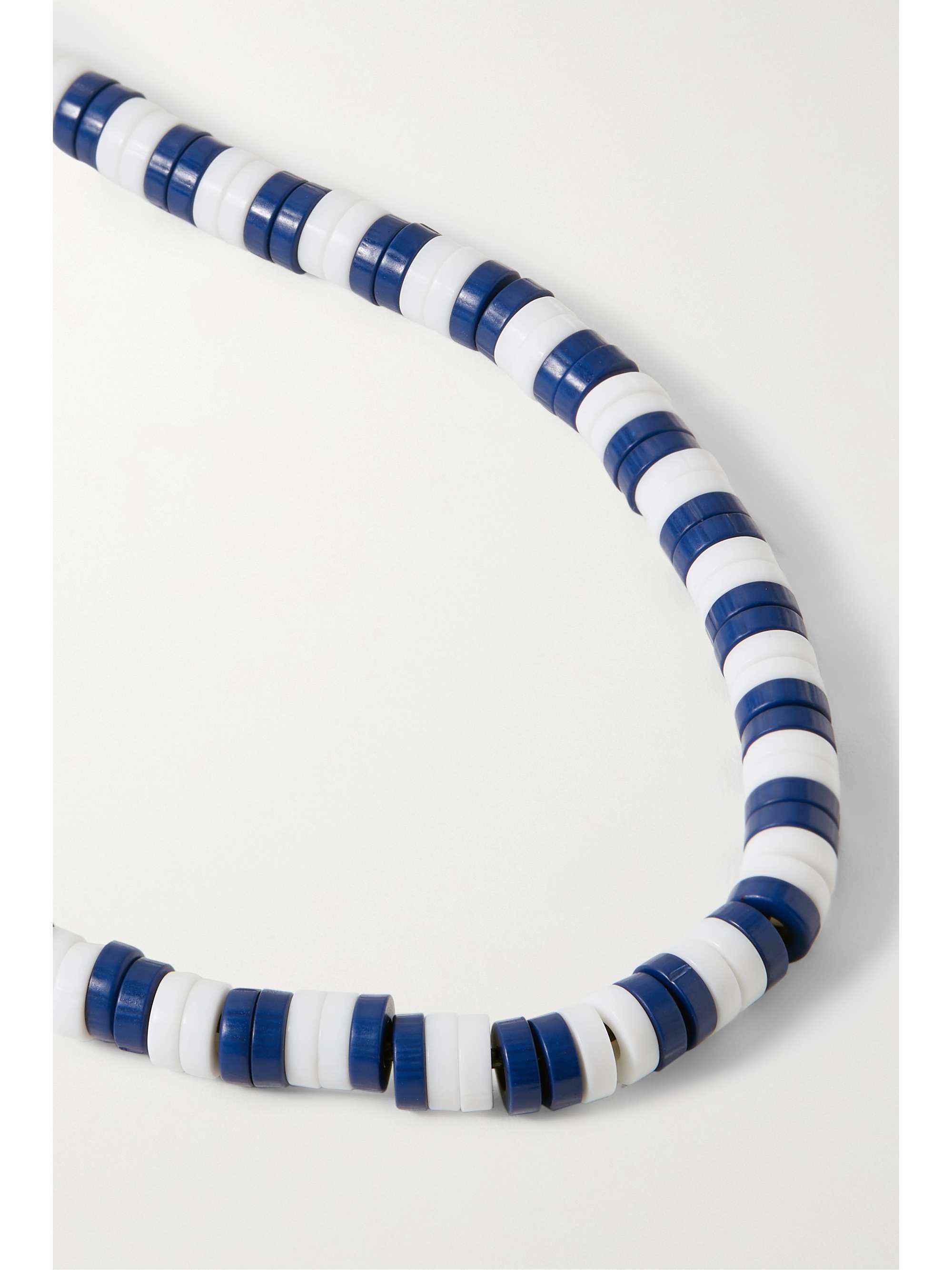 ROXANNE ASSOULIN Summer Stripe gold-tone beaded phone charm