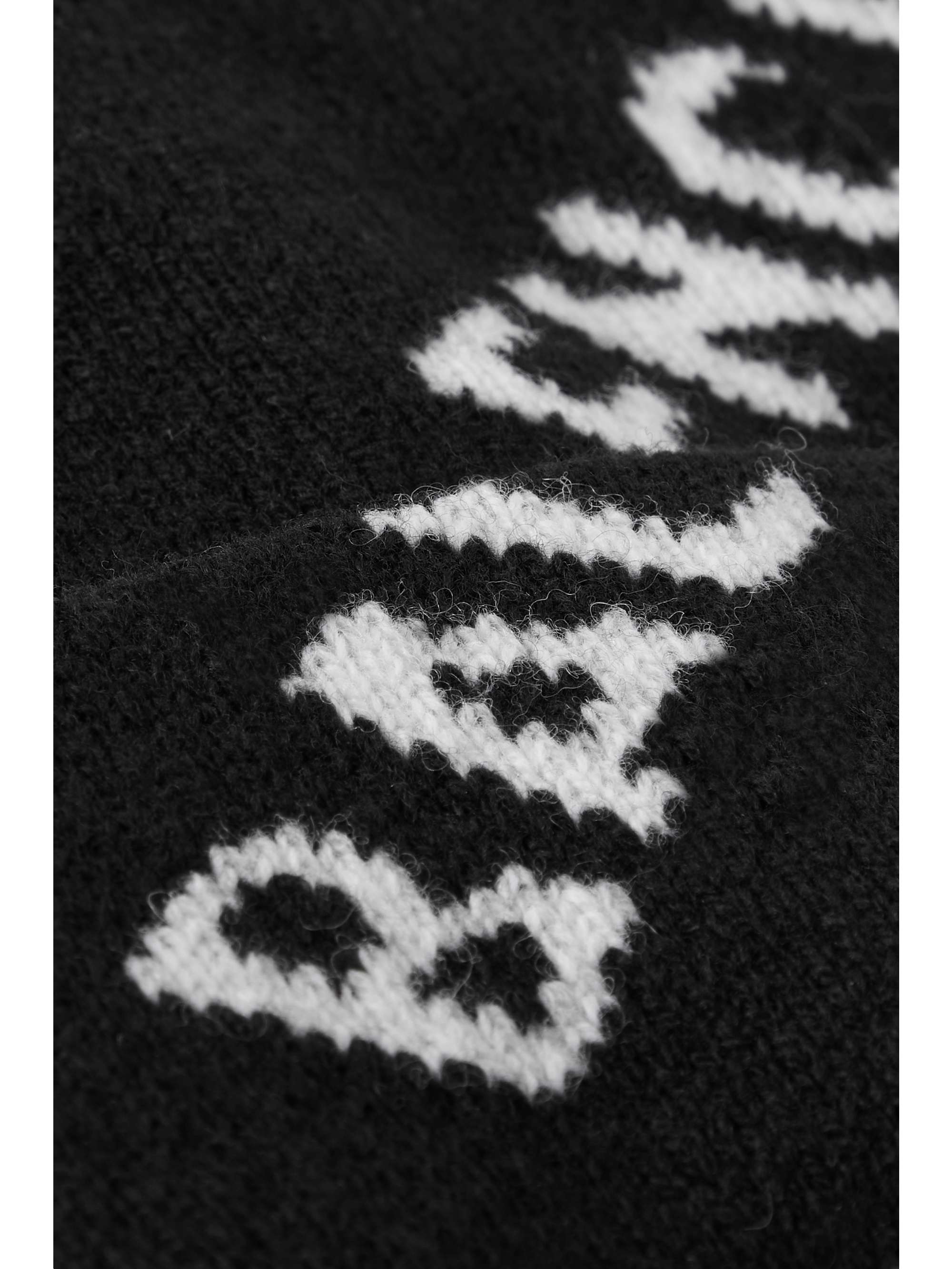 BALENCIAGA Intarsia wool beanie