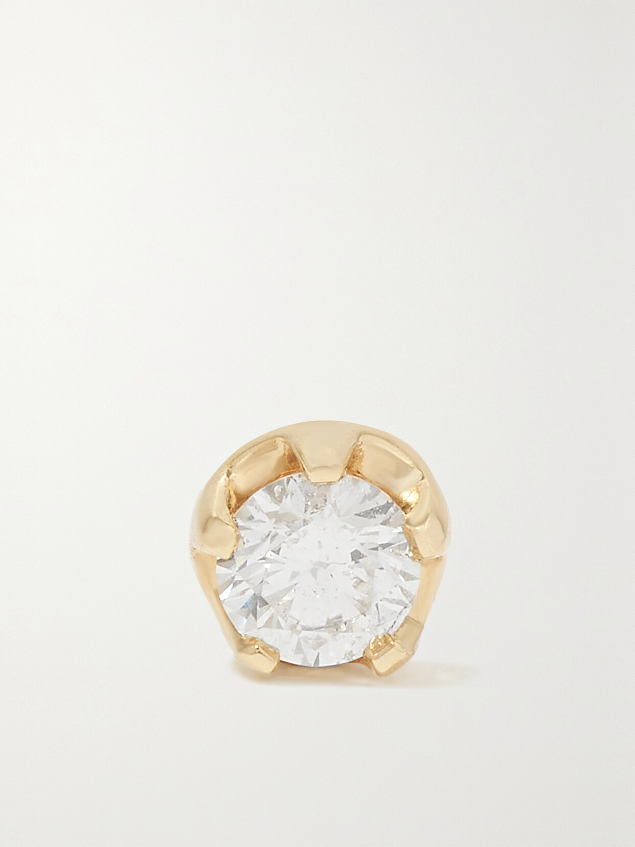 Andrea Fohrman - 14-karat Gold Diamond Single Earring - One size