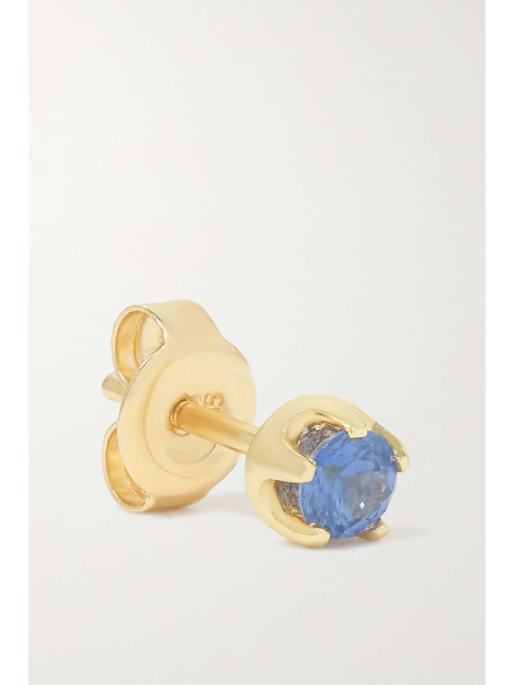 ANDREA FOHRMAN 14-karat gold sapphire single earring