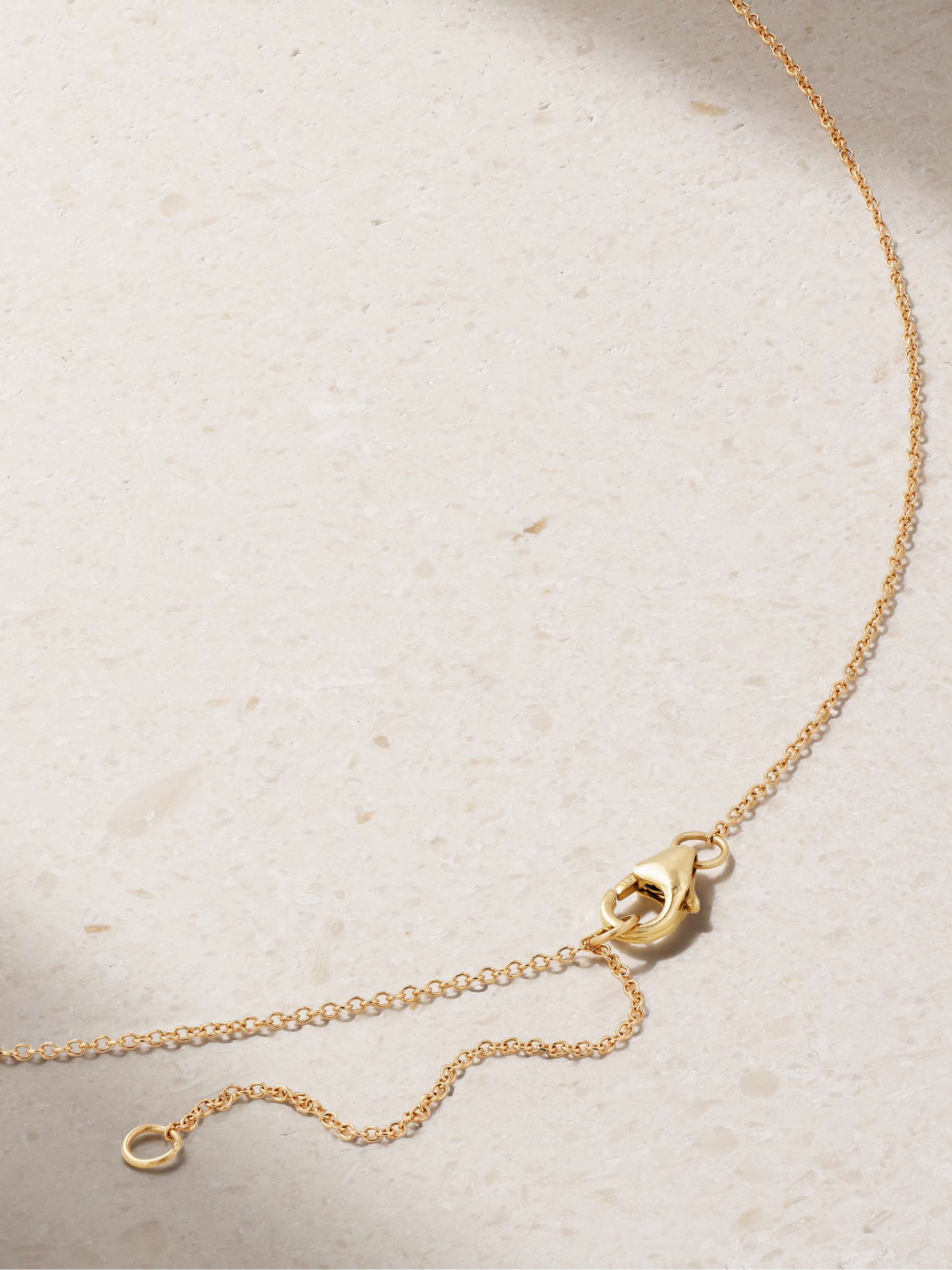 ANDREA FOHRMAN Star 14-karat gold diamond necklace