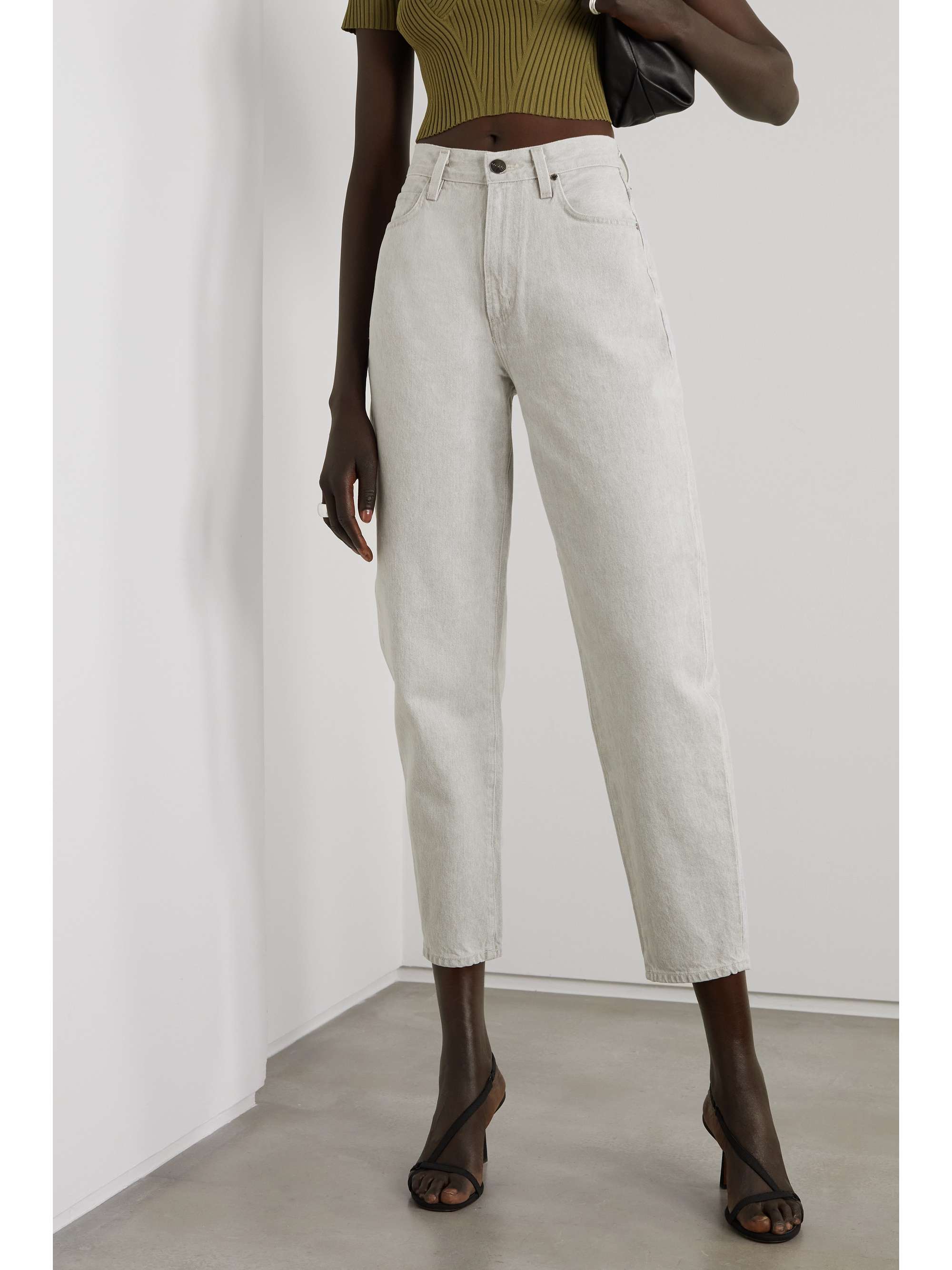 Light gray The Peg high-rise tapered 