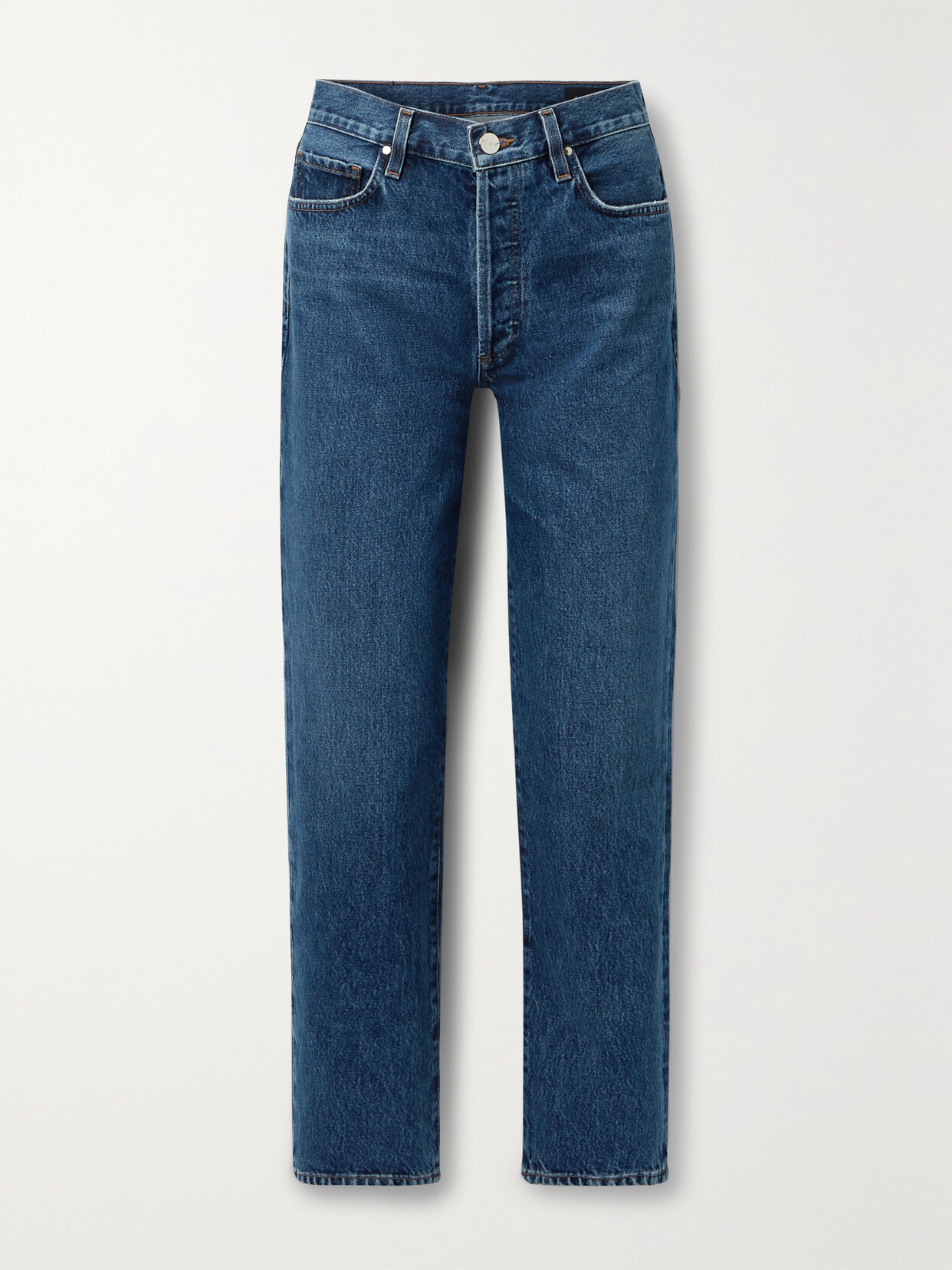 GOLDSIGN - The Harper Mid-rise Slim-leg Jeans - Mid denim 22 Awaiting product image