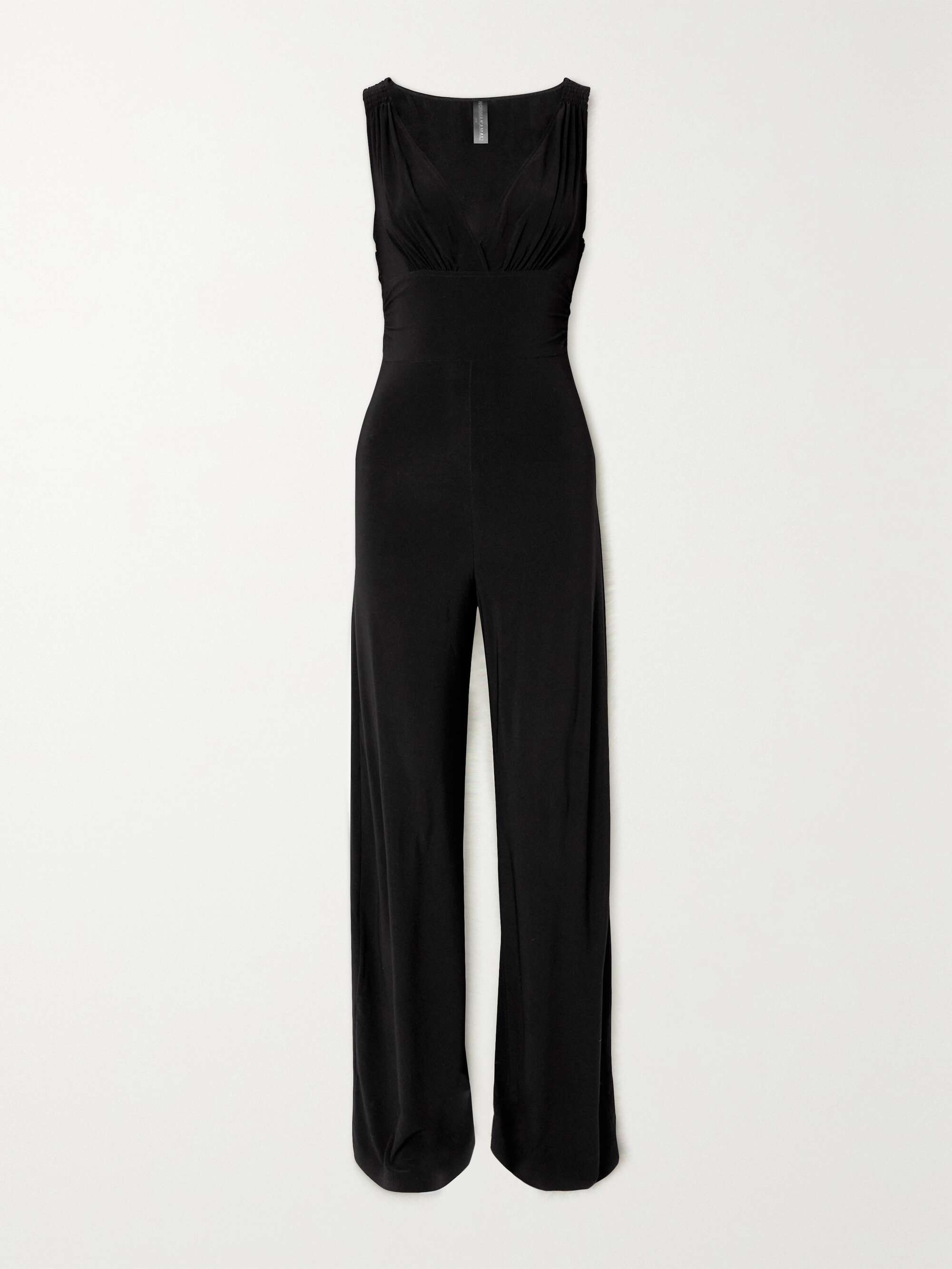 NORMA KAMALI Tara stretch-jersey jumpsuit | NET-A-PORTER