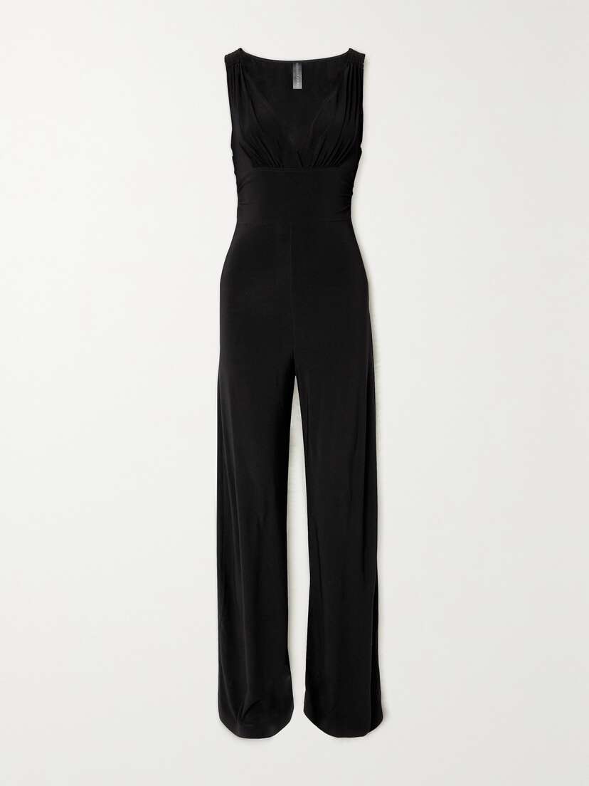 Norma Kamali Tara Stretch-jersey Jumpsuit