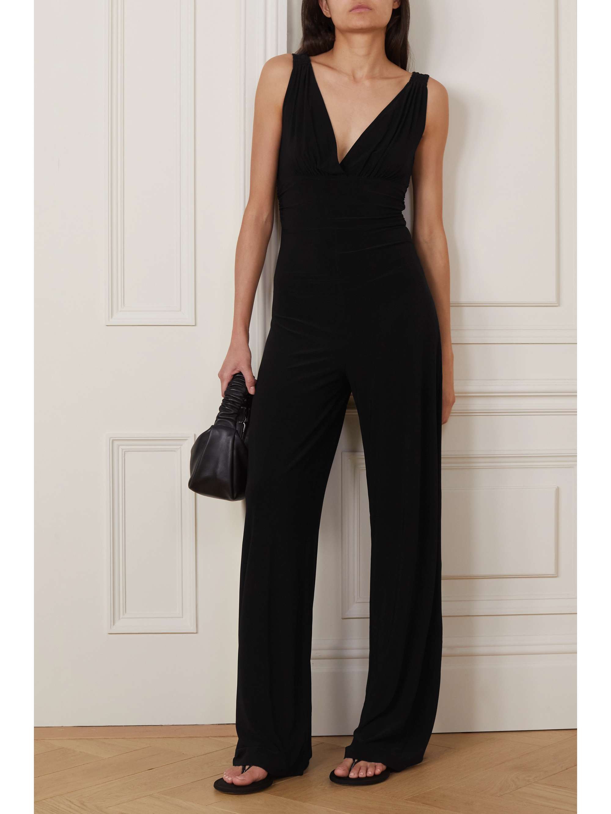 NORMA KAMALI Tara stretch-jersey jumpsuit