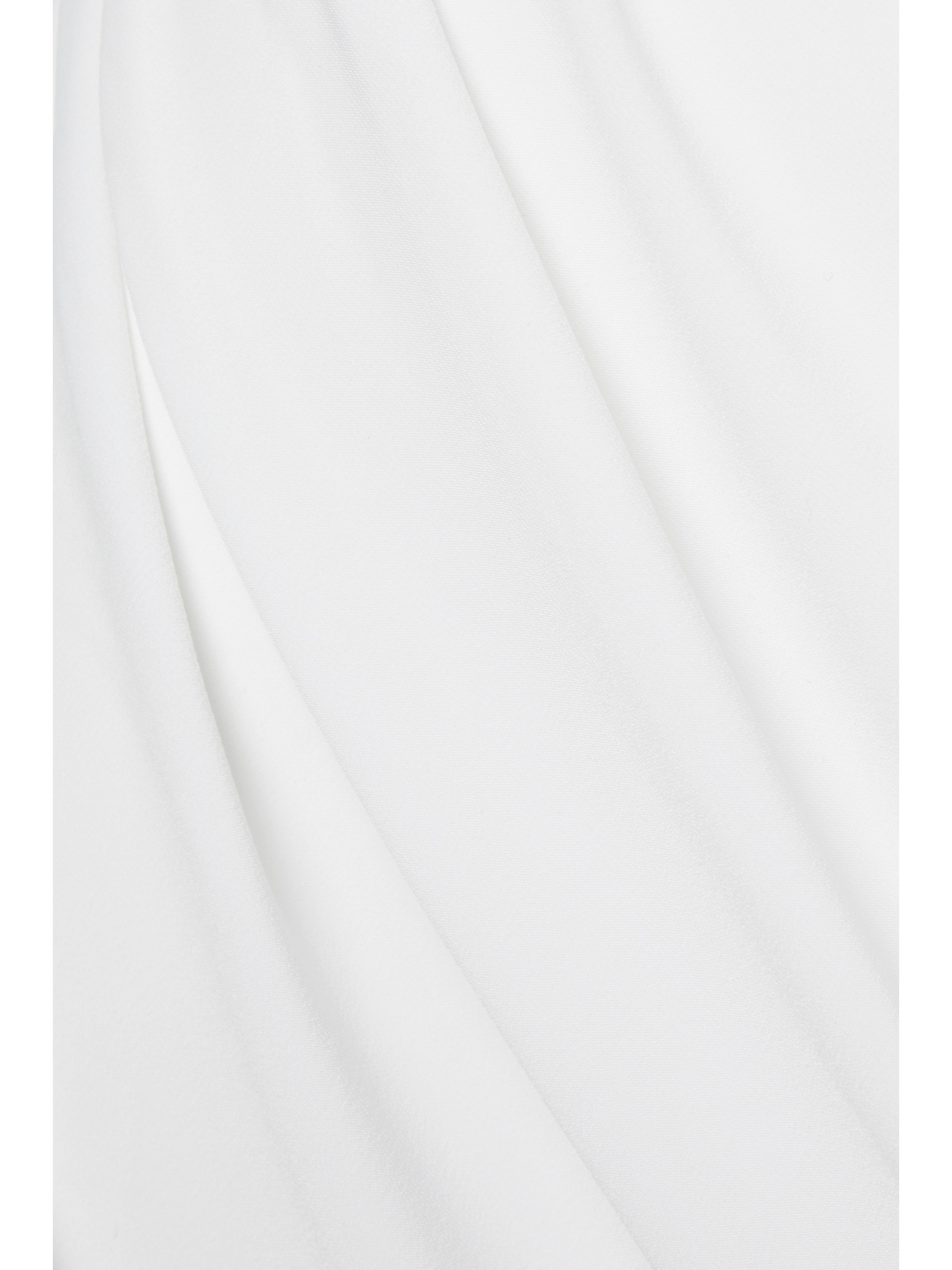 Norma Kamali Diana one-shoulder ruched stretch-jersey dress