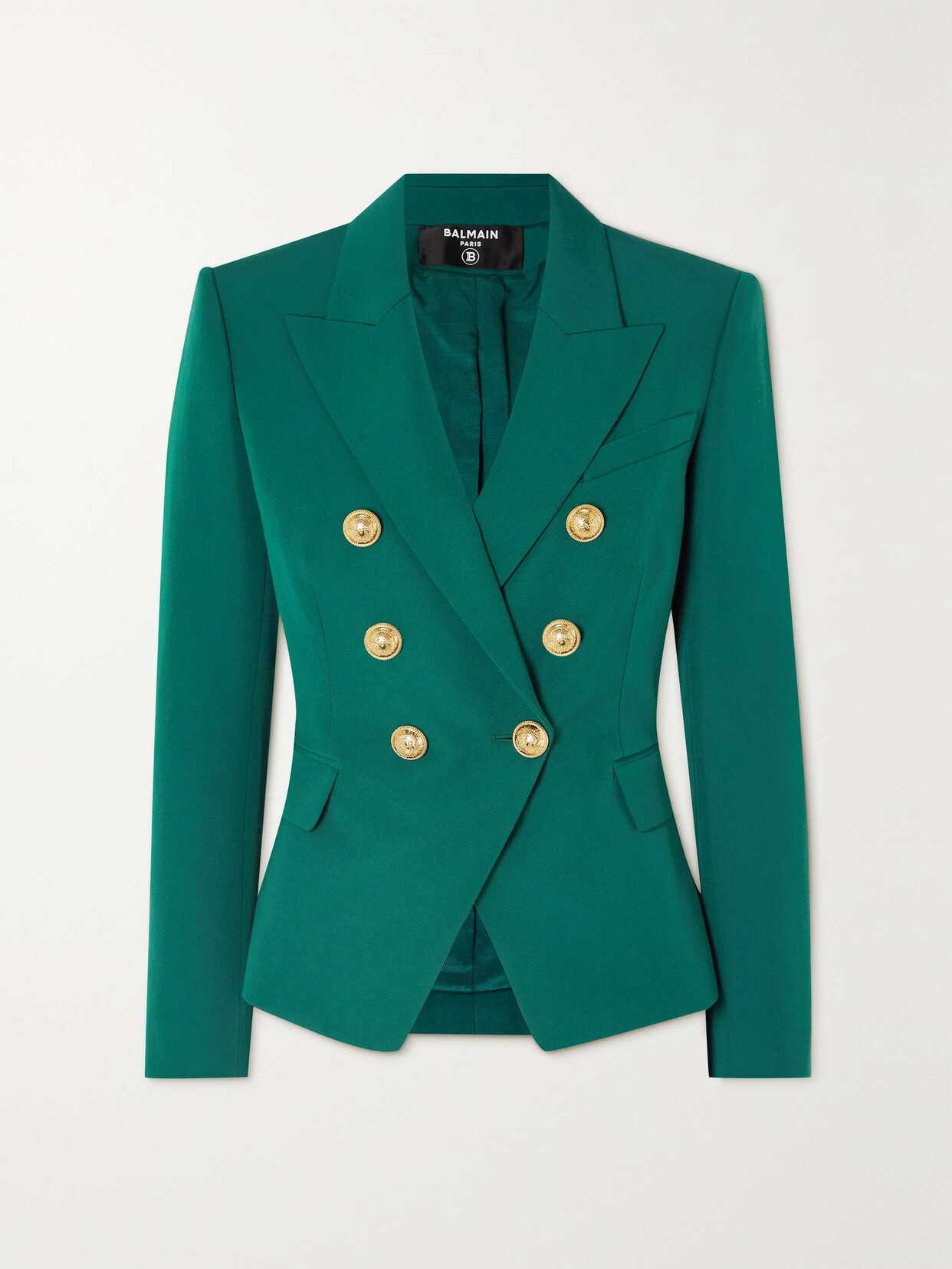 Balmain Double-breasted Wool Blazer