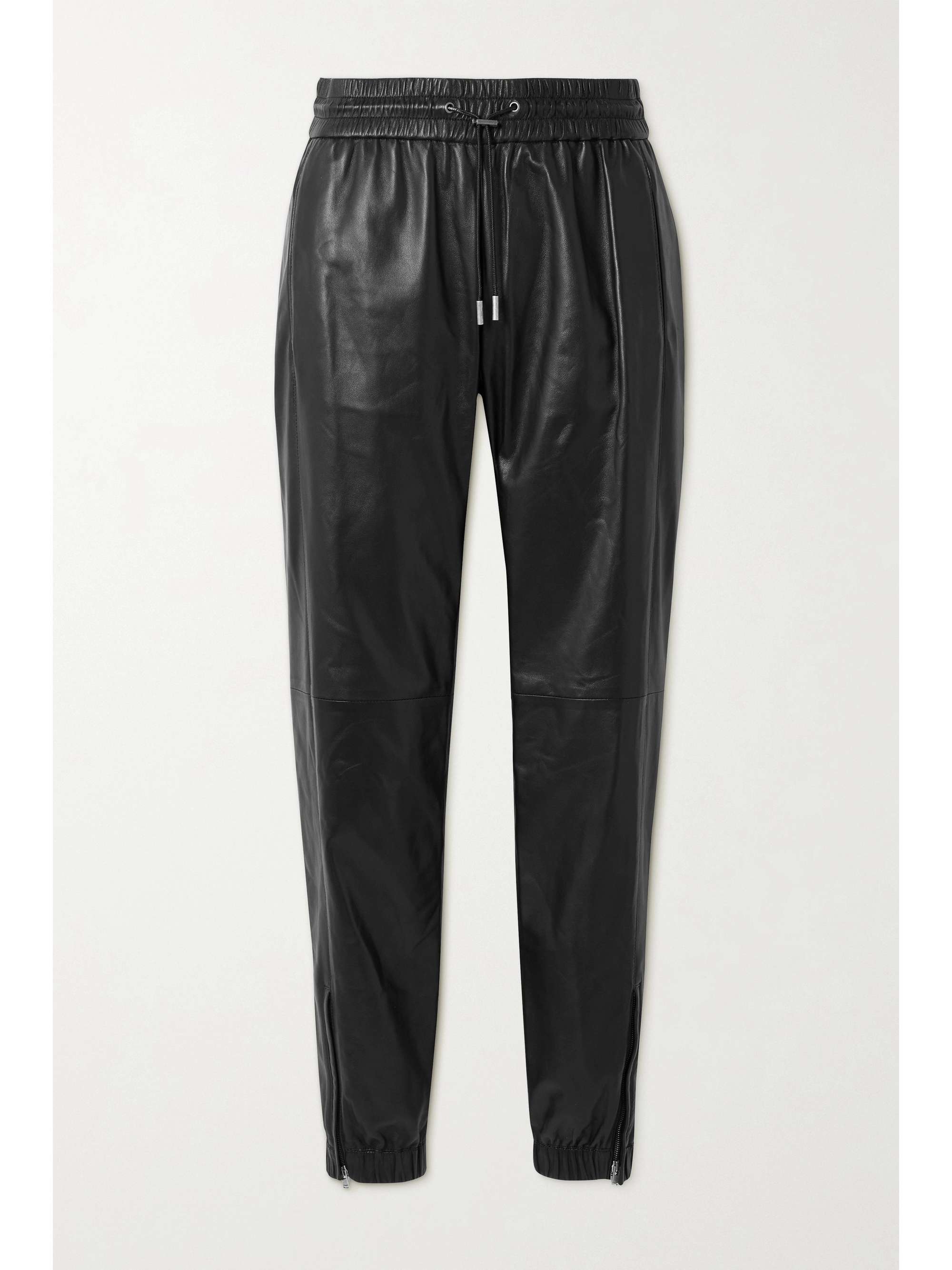 Leather track pants | SAINT LAURENT 
