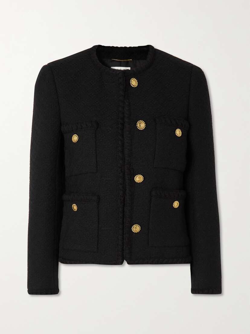Saint Laurent Wool-tweed Jacket