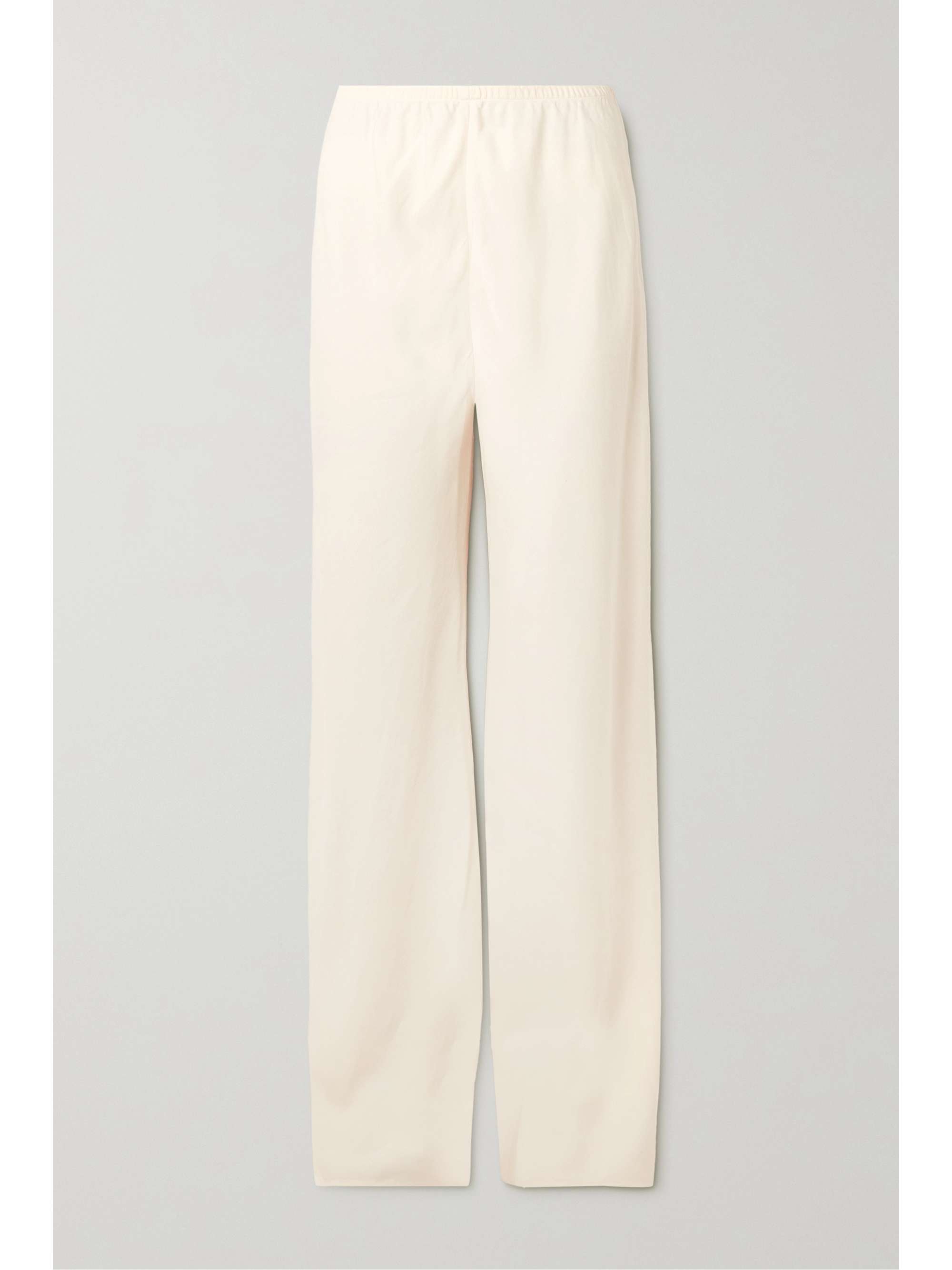 linen-blend wide-leg pants | THE ROW 