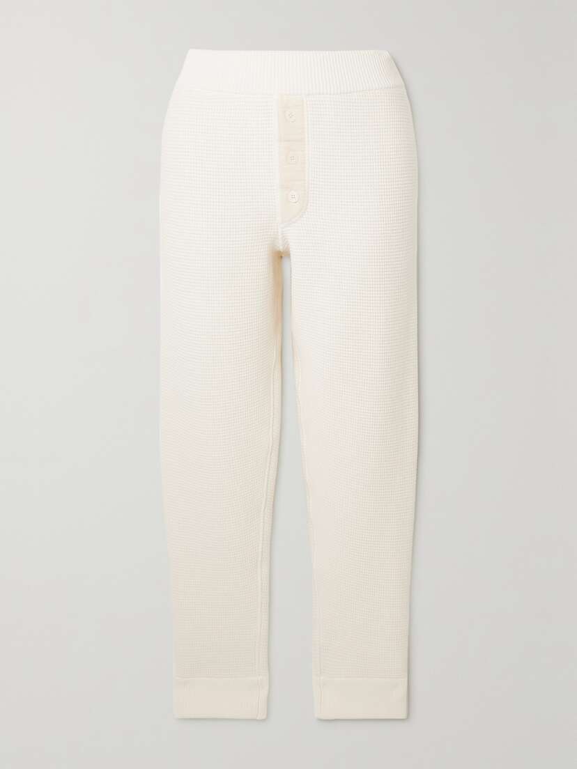 The Row Ginzena Cotton-blend Tapered Track Pants - x large