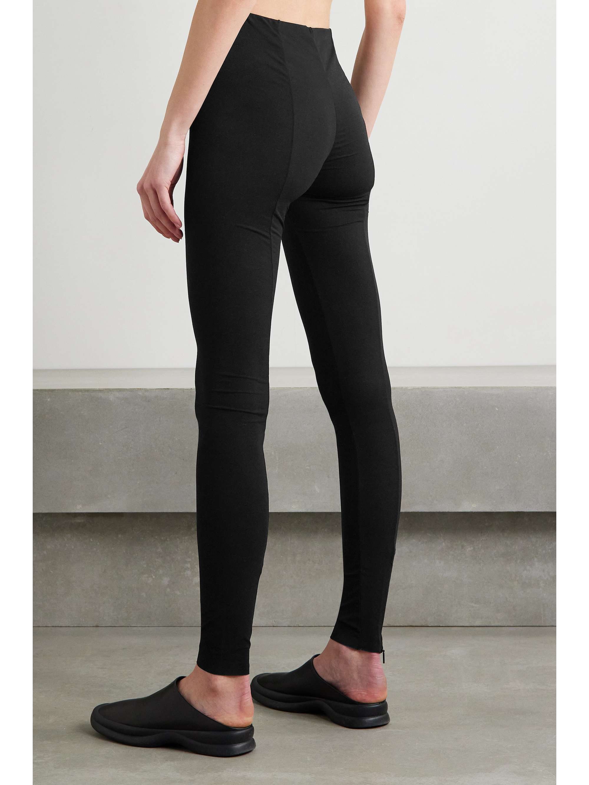 THE ROW Fraidy stretch-silk jersey leggings