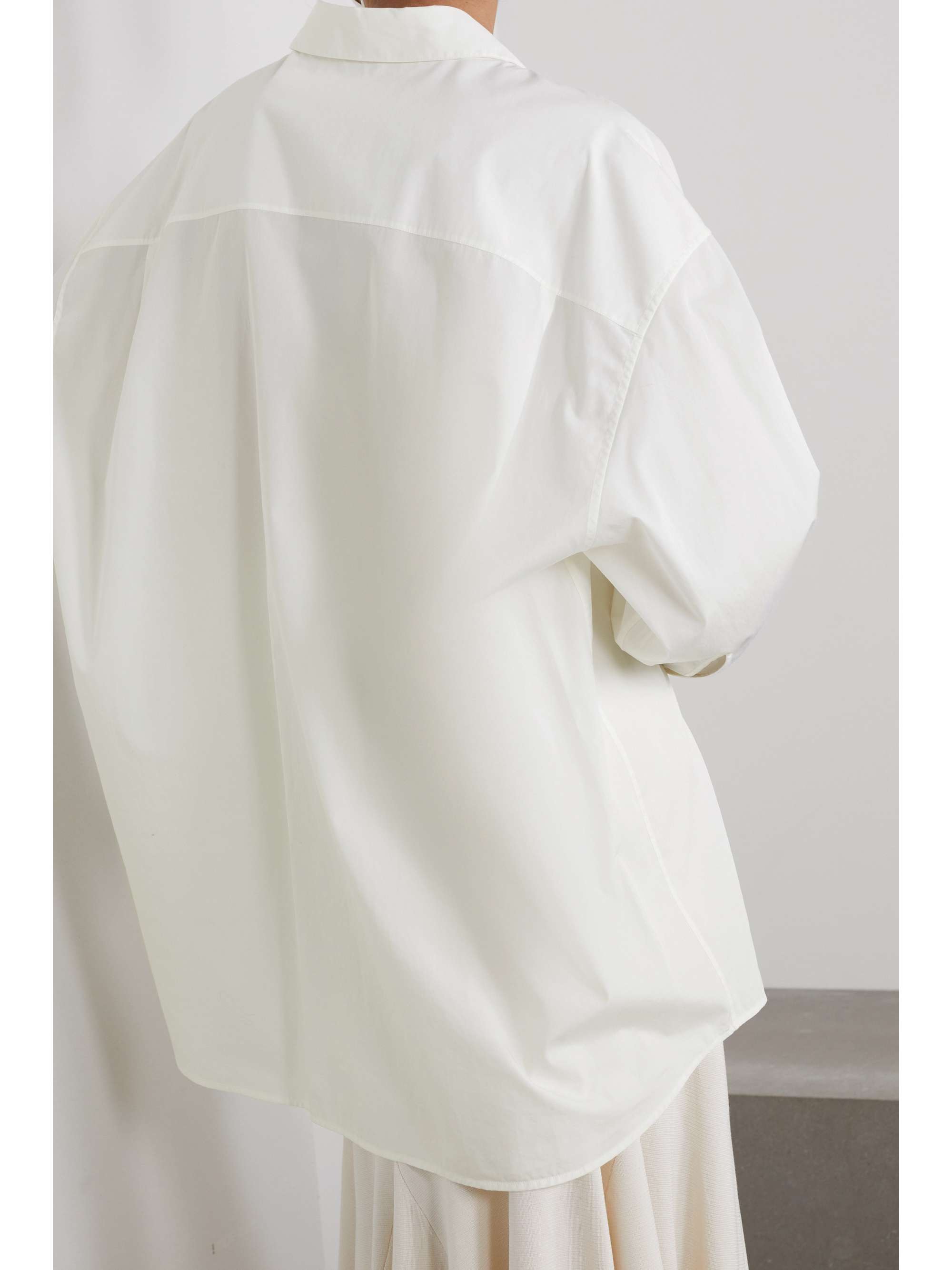 THE ROW Lulu cotton-poplin shirt