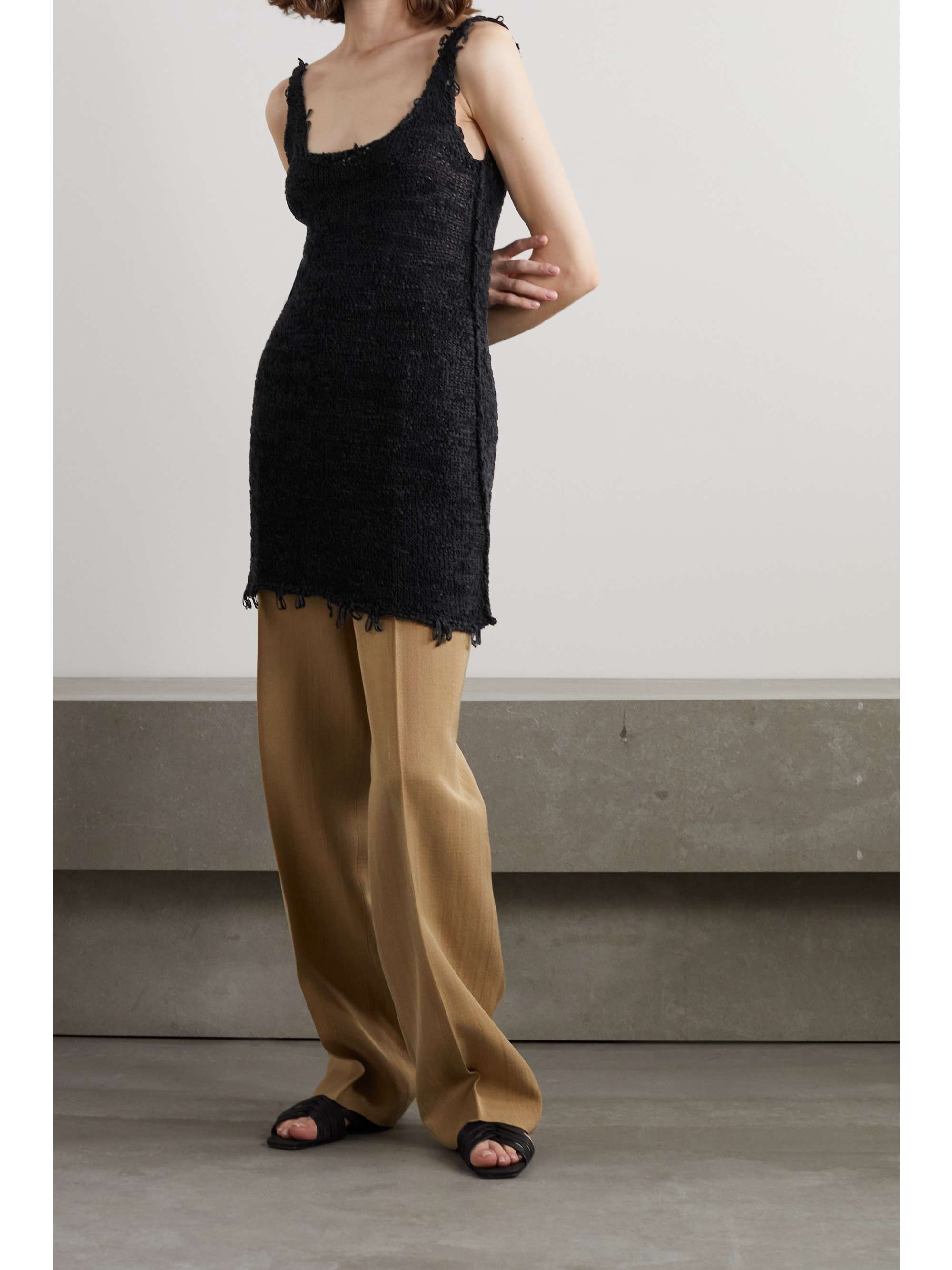 THE ROW Fabiana distressed silk tank