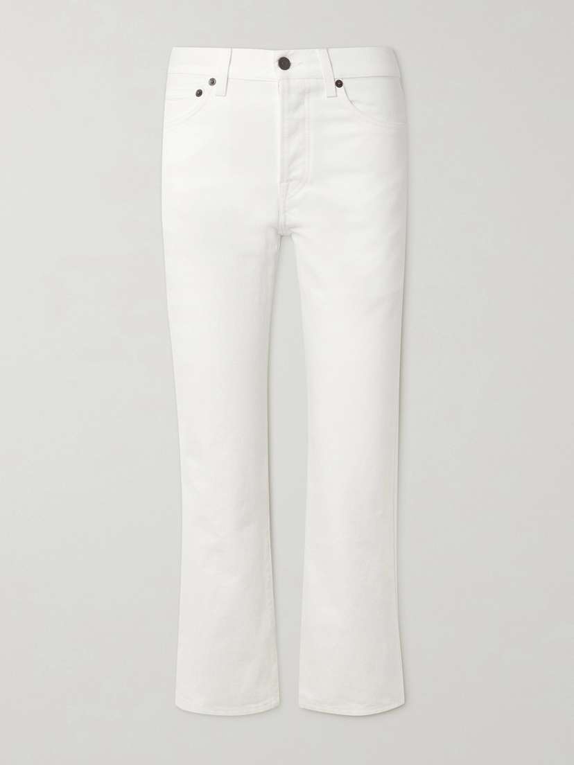 The Row Lesley Cropped Straight-leg Jeans