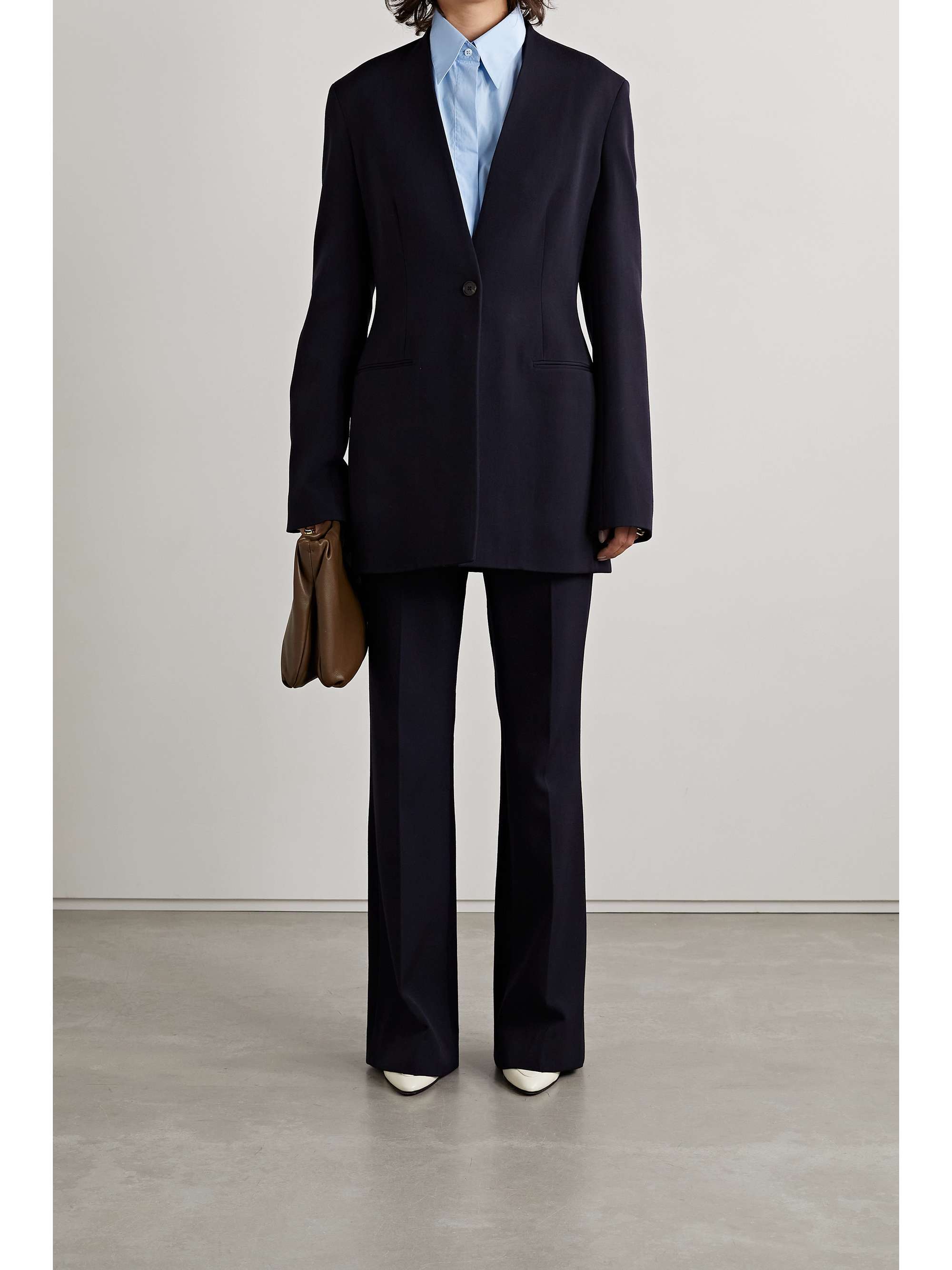 THE ROW Xime cotton-poplin shirt