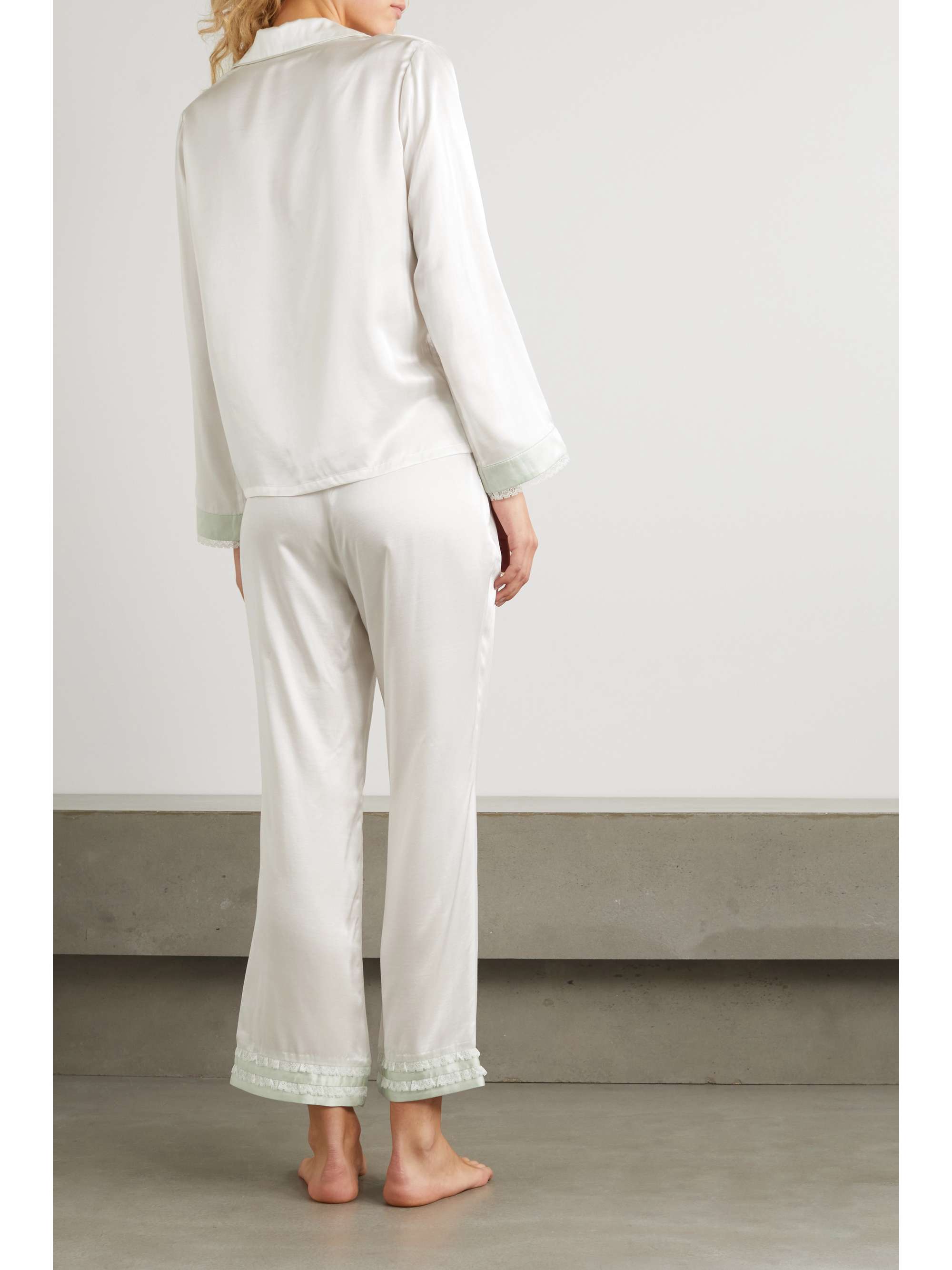 MORGAN LANE Jane Faye satin pajama set