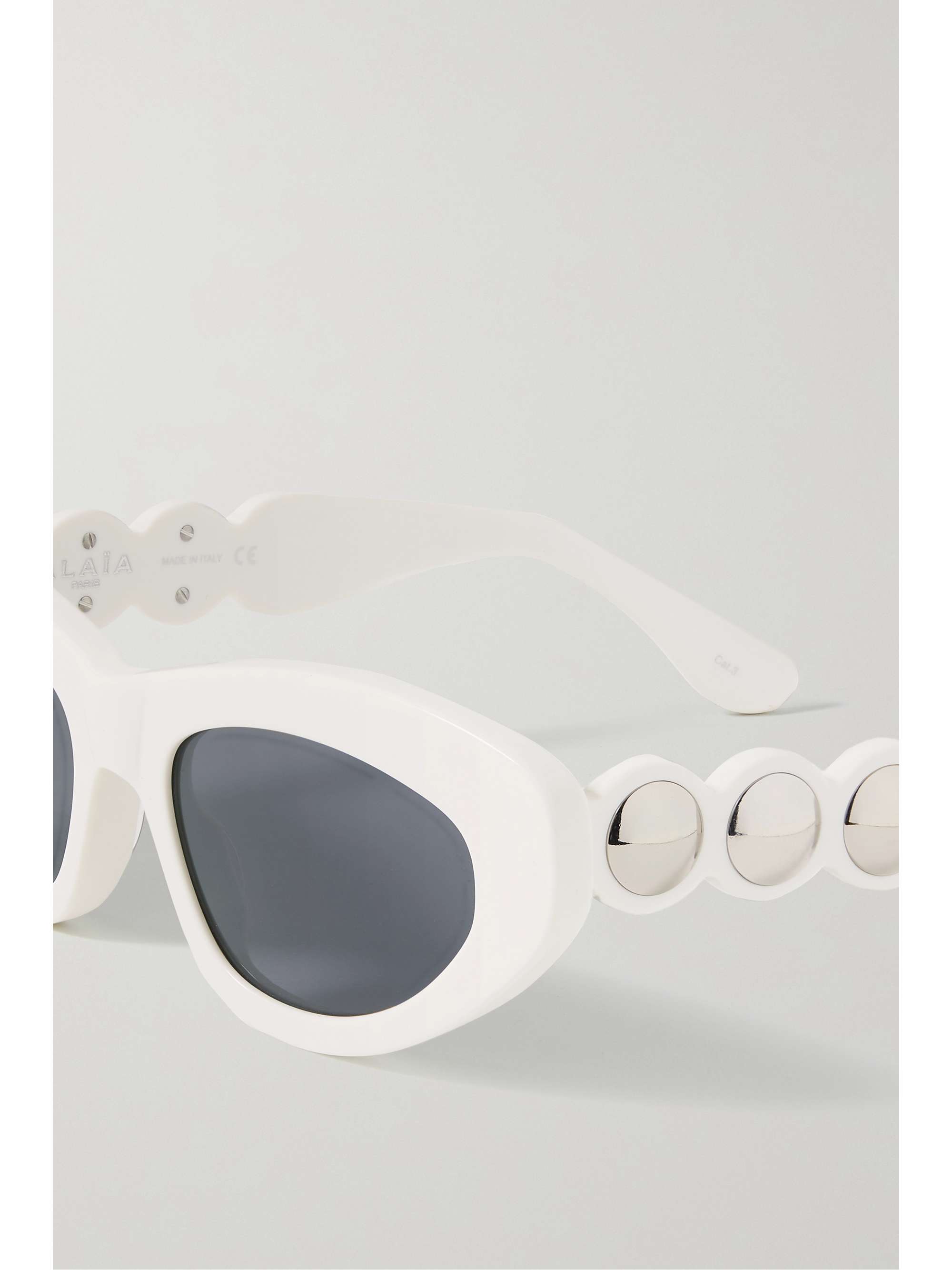 ALAÏA EYEWEAR Cat-eye acetate sunglasses