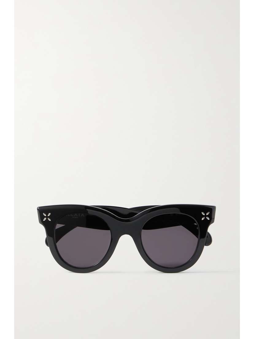 Alaïa Round-frame Acetate Sunglasses