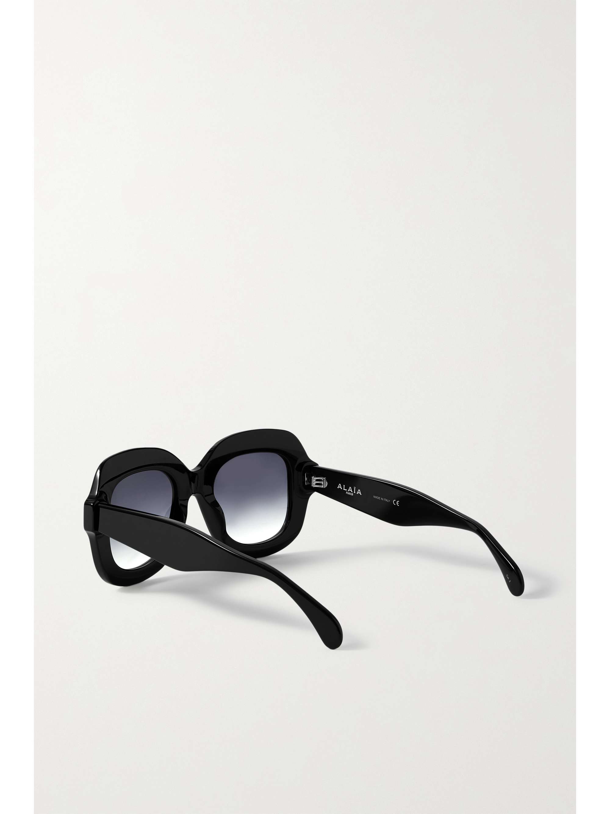 ALAÏA EYEWEAR Oversized square-frame acetate sunglasses