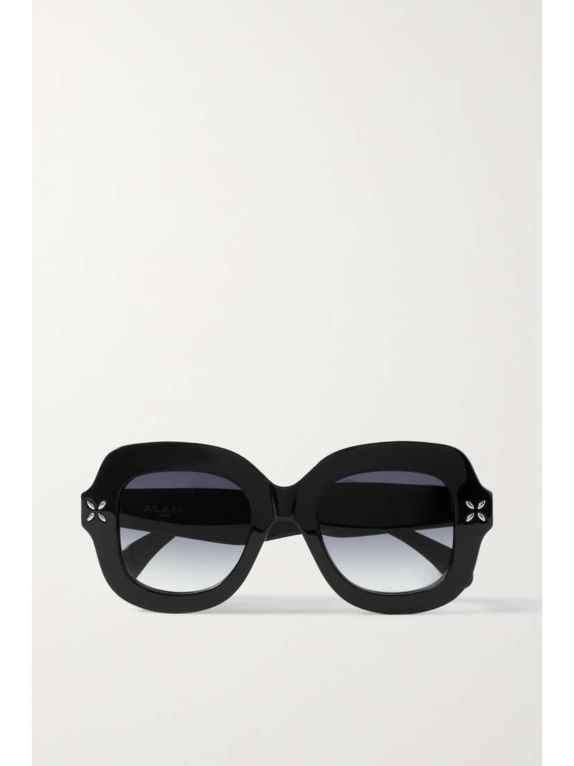 Alaïa Oversized Square-frame Acetate Sunglasses