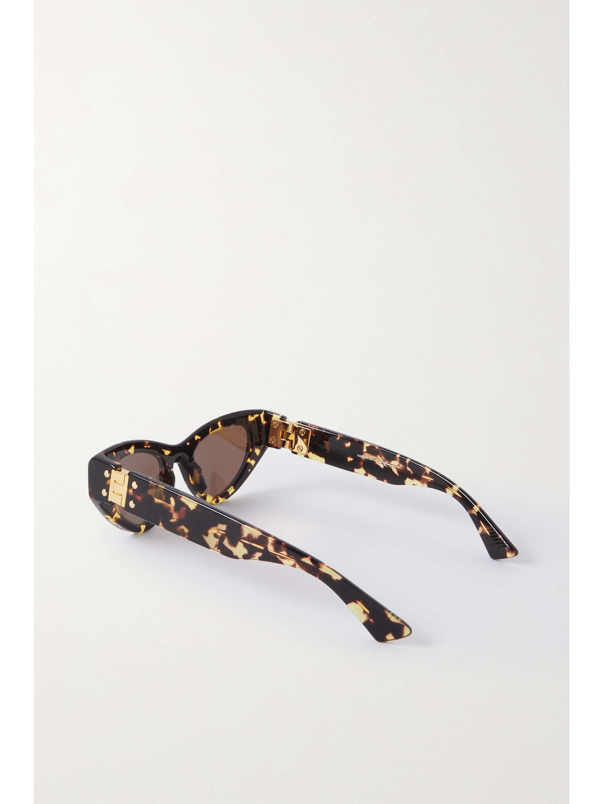 BOTTEGA VENETA EYEWEAR Cat-eye tortoiseshell acetate sunglasses