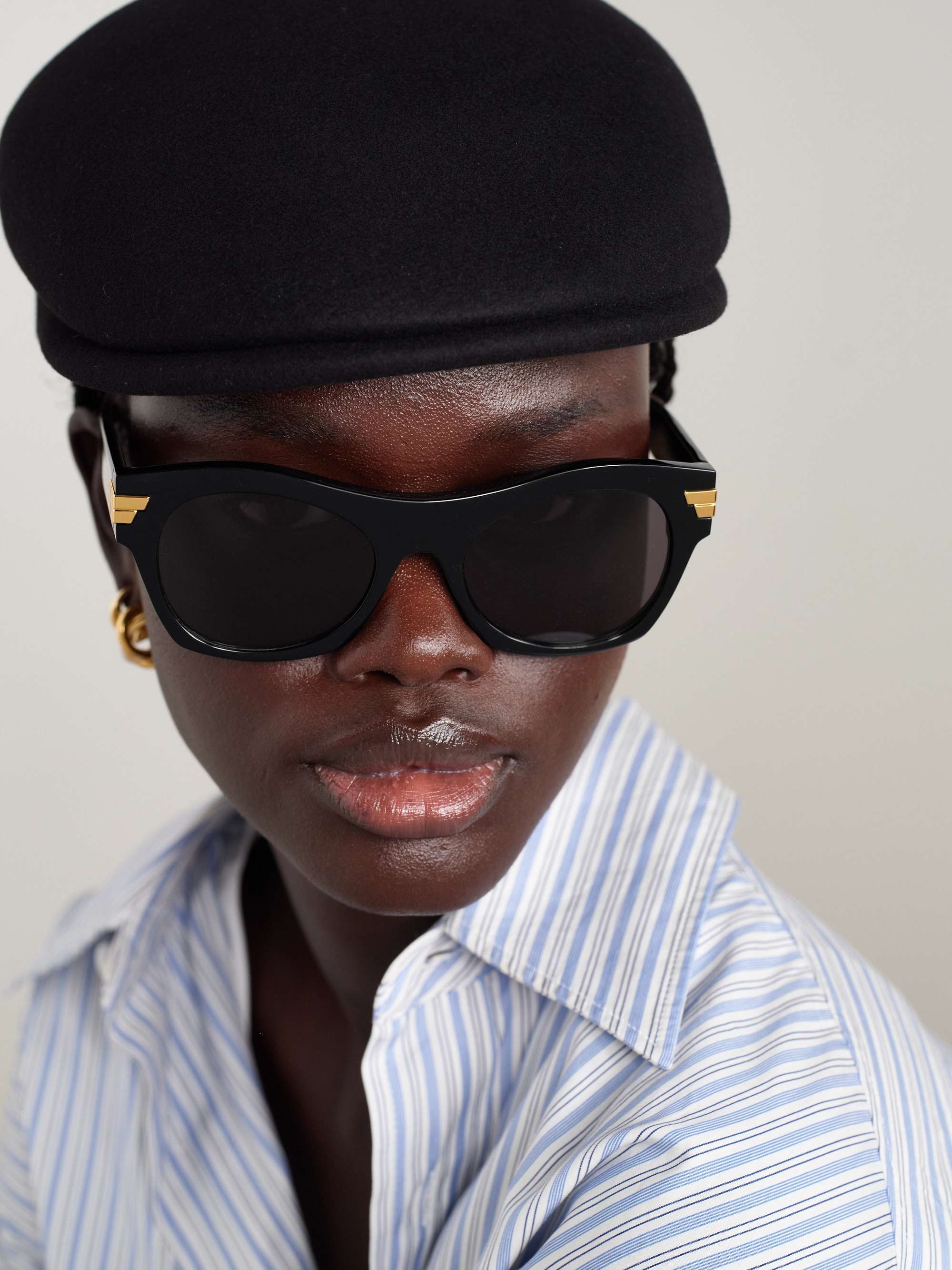 BOTTEGA VENETA EYEWEAR Square-frame acetate sunglasses